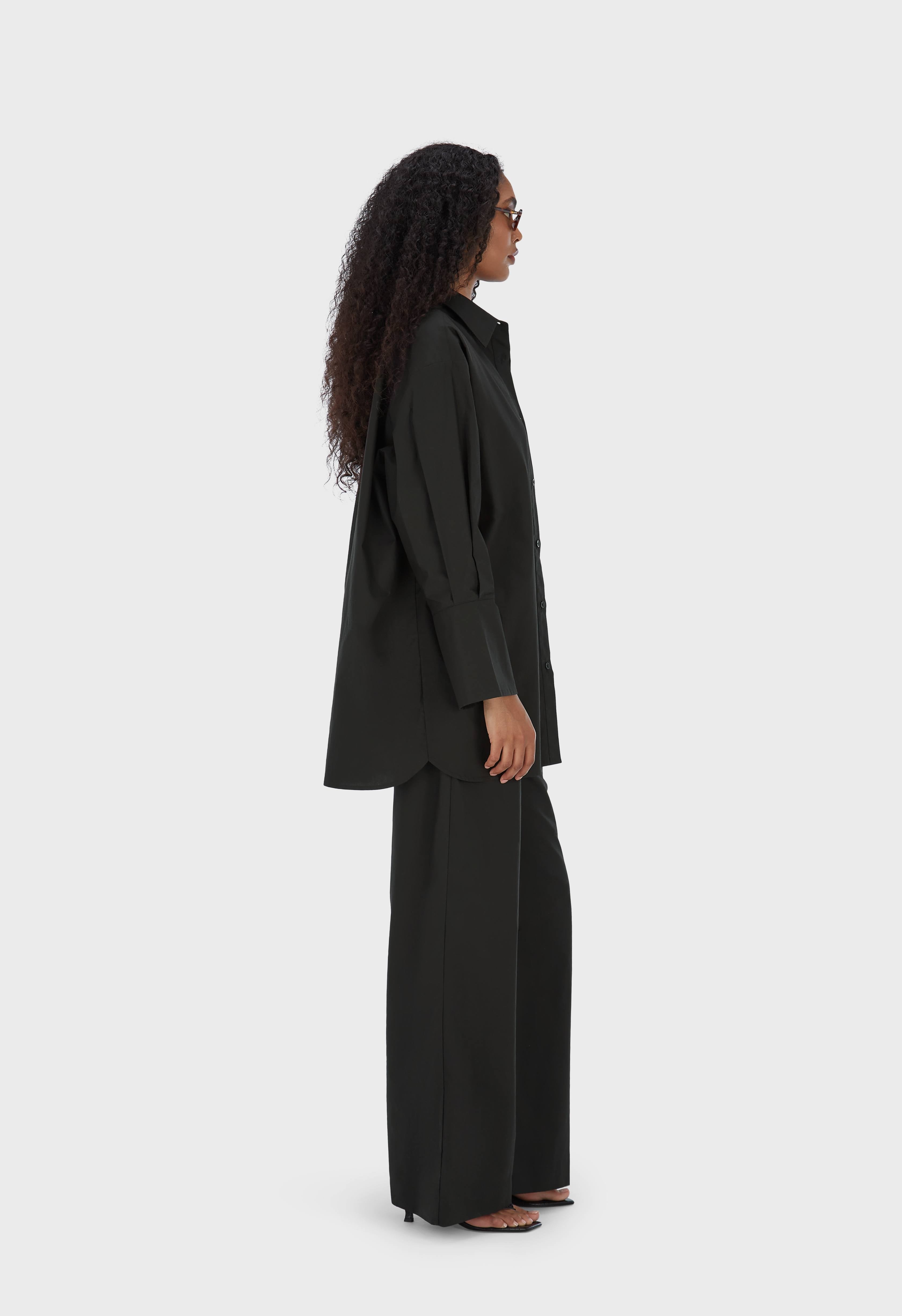 Poplin Shirt | Black