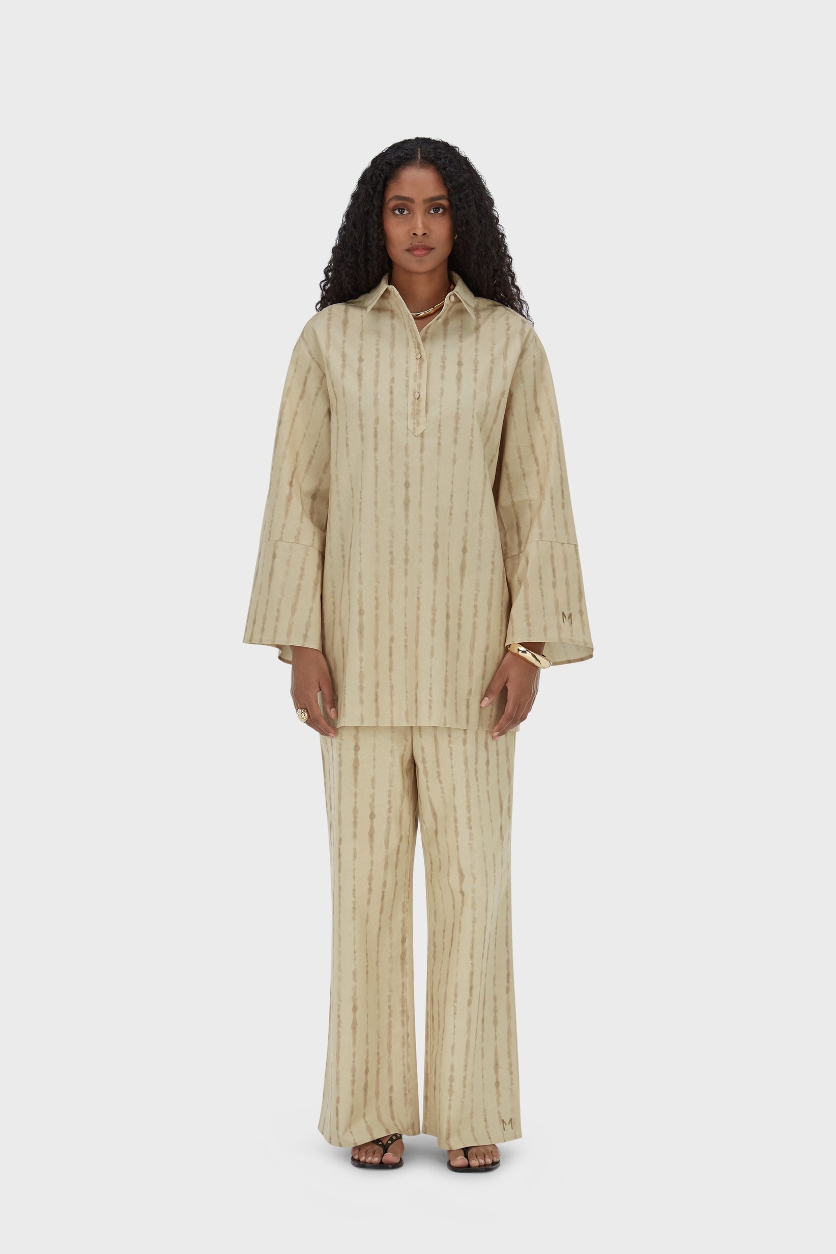 Shibori Pants | Brown Rice