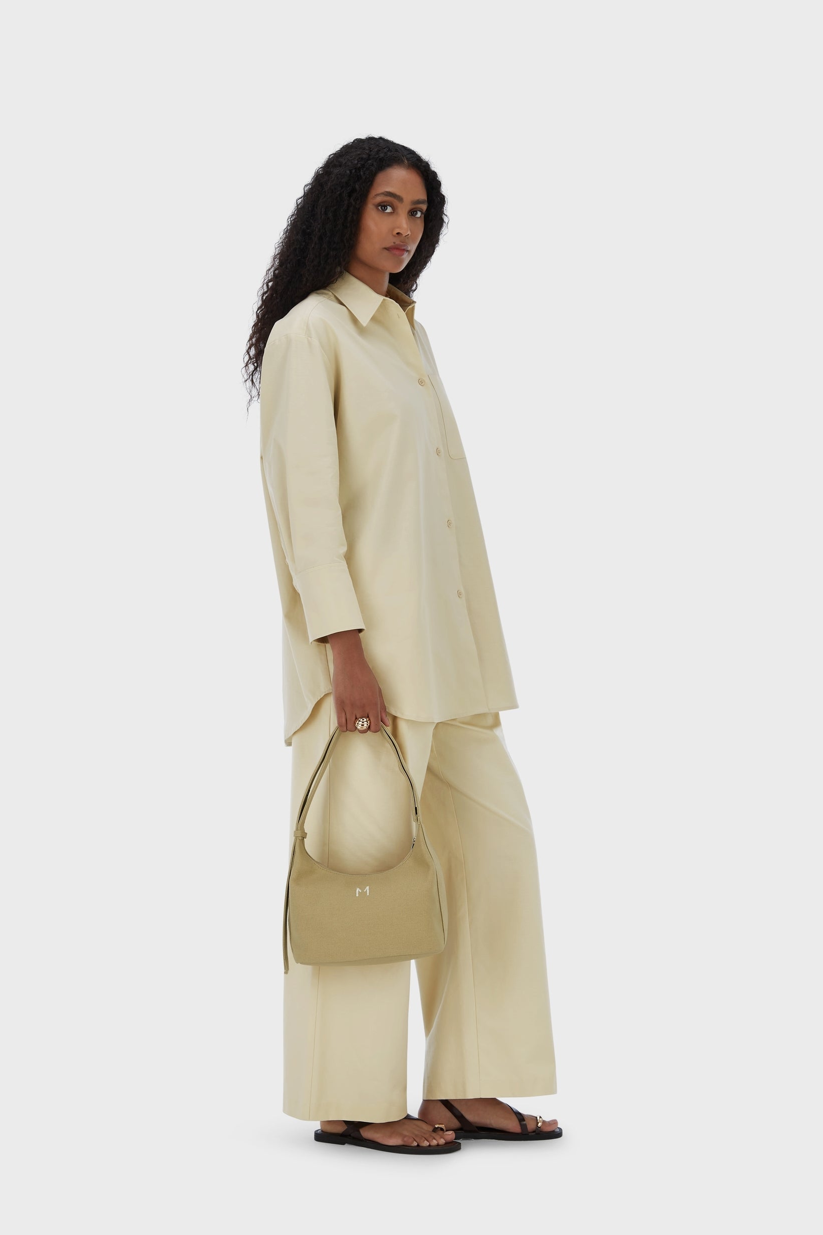 The Mini Canvas Bag | Almond