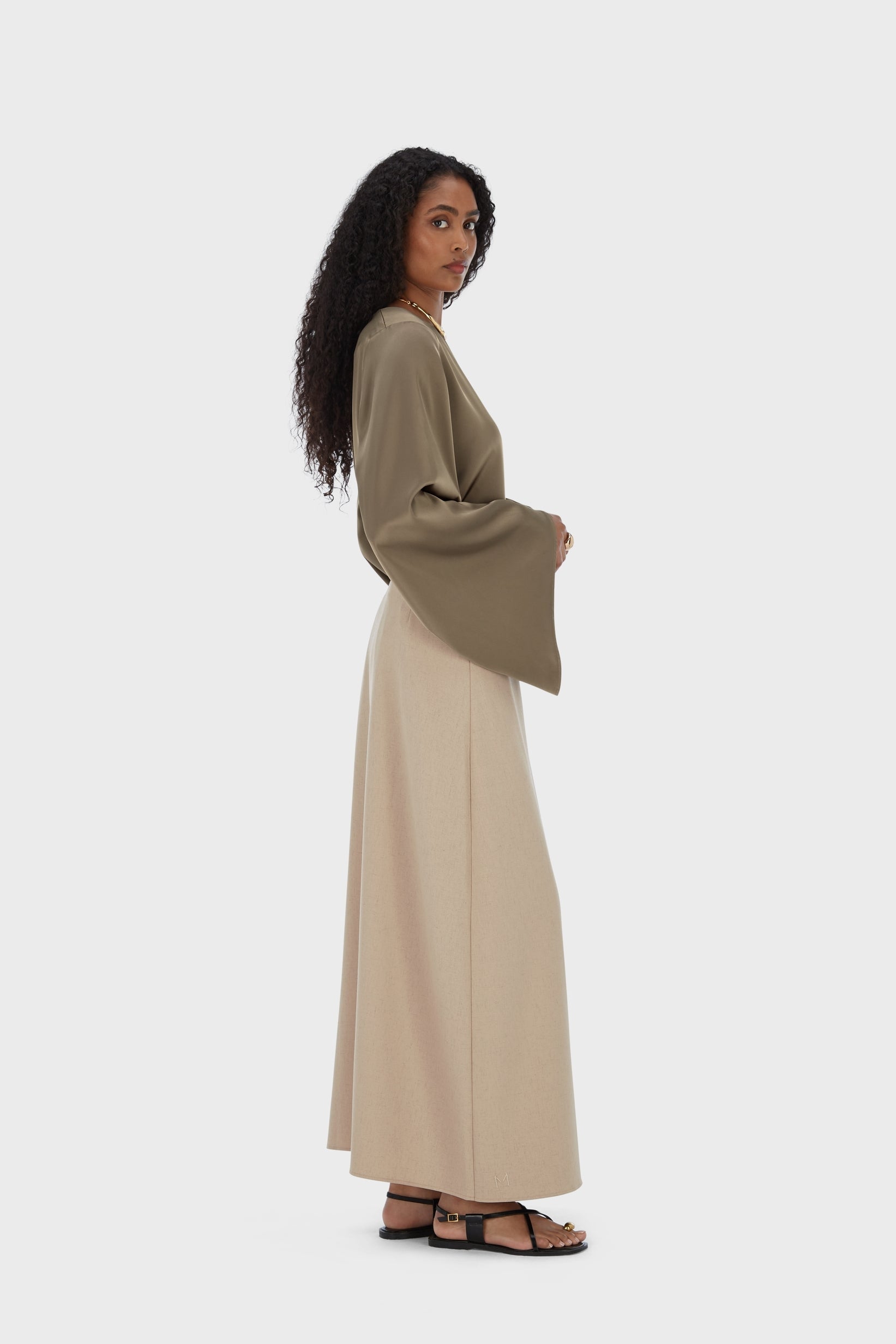 Wrap Skirt | White Pepper