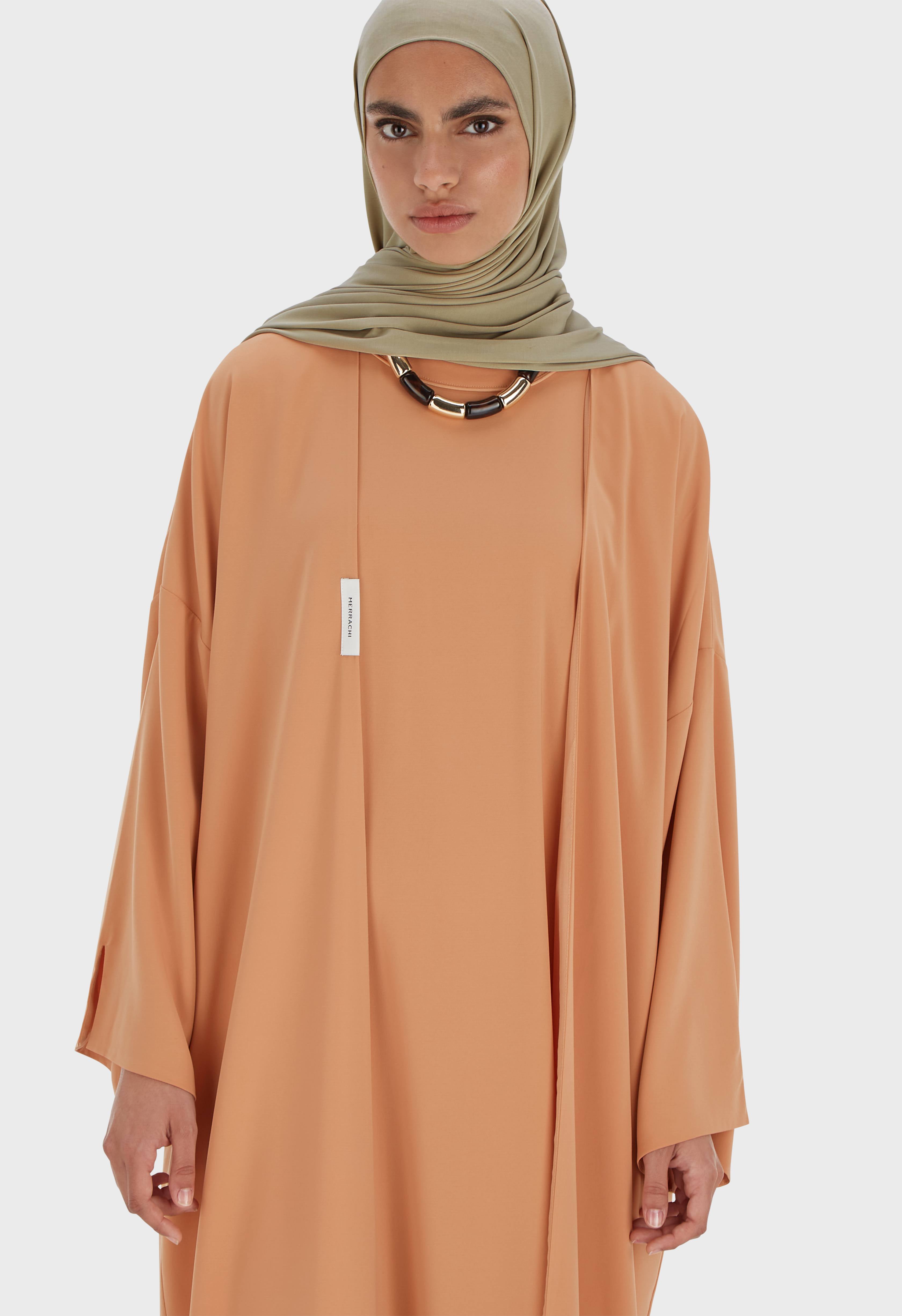 Sleeveless Woven Dress Short | Pastel Orange