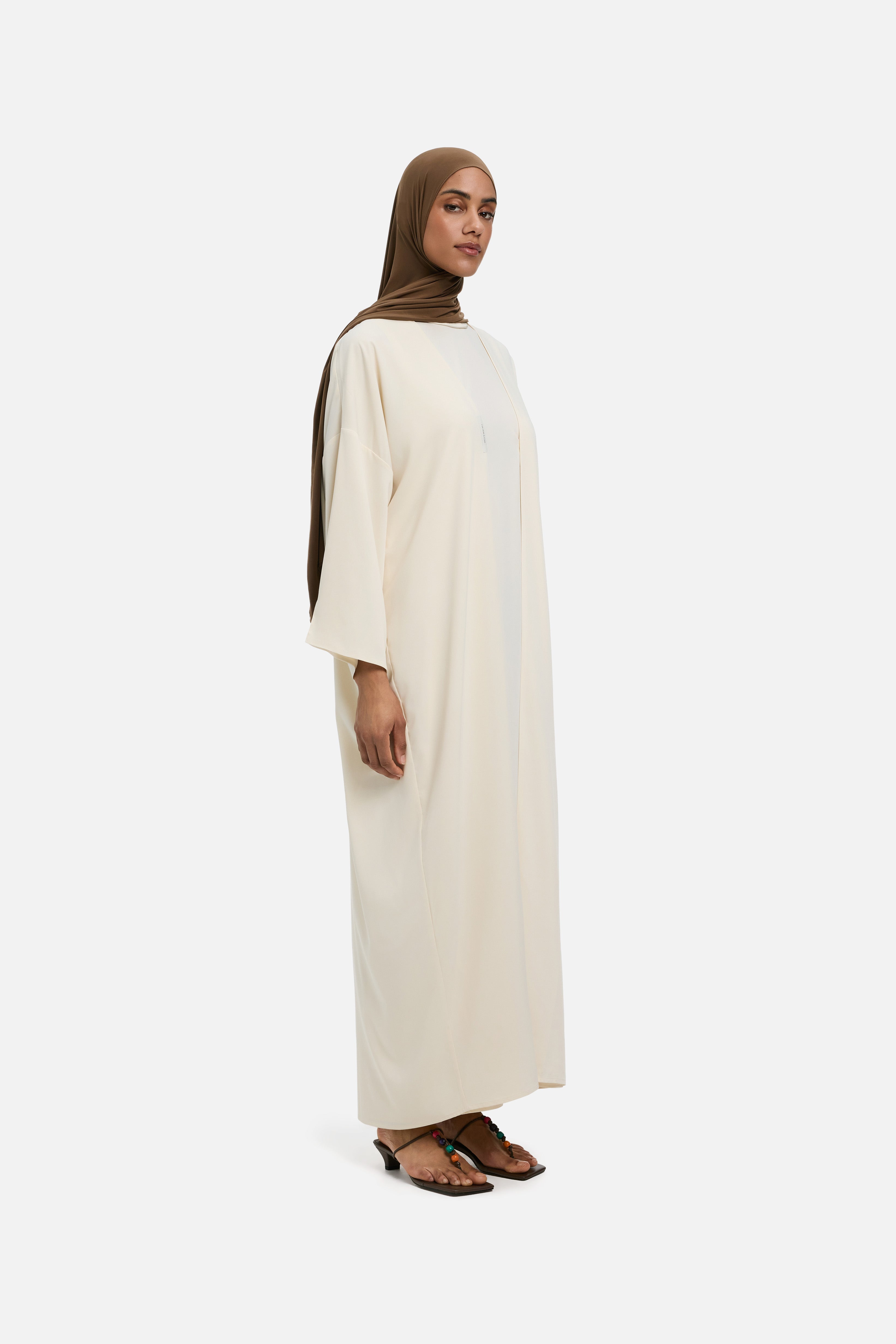 Sleeveless Woven Dress Regular | Off White