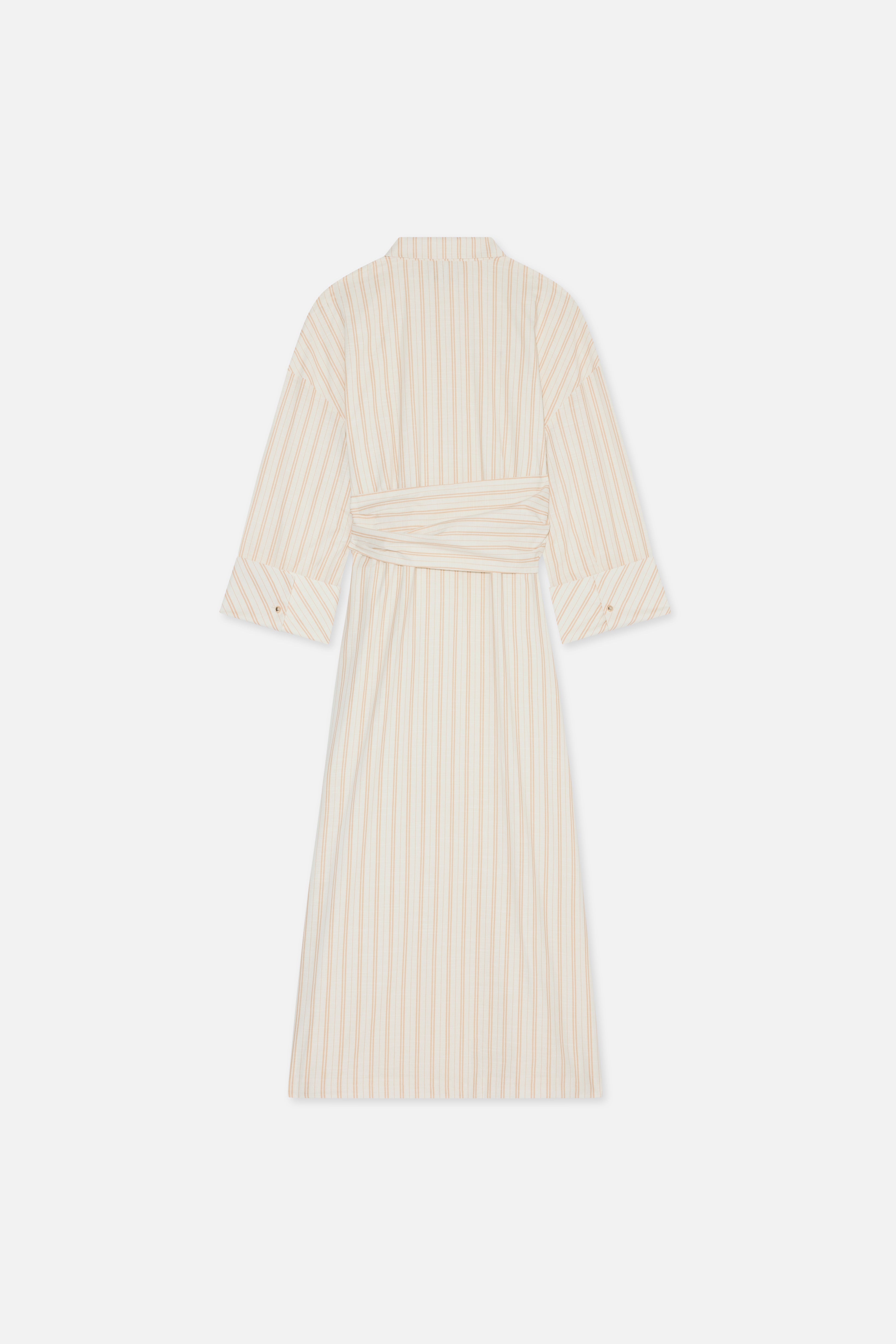 Striped Shirt Dress | Biscotti Stripe