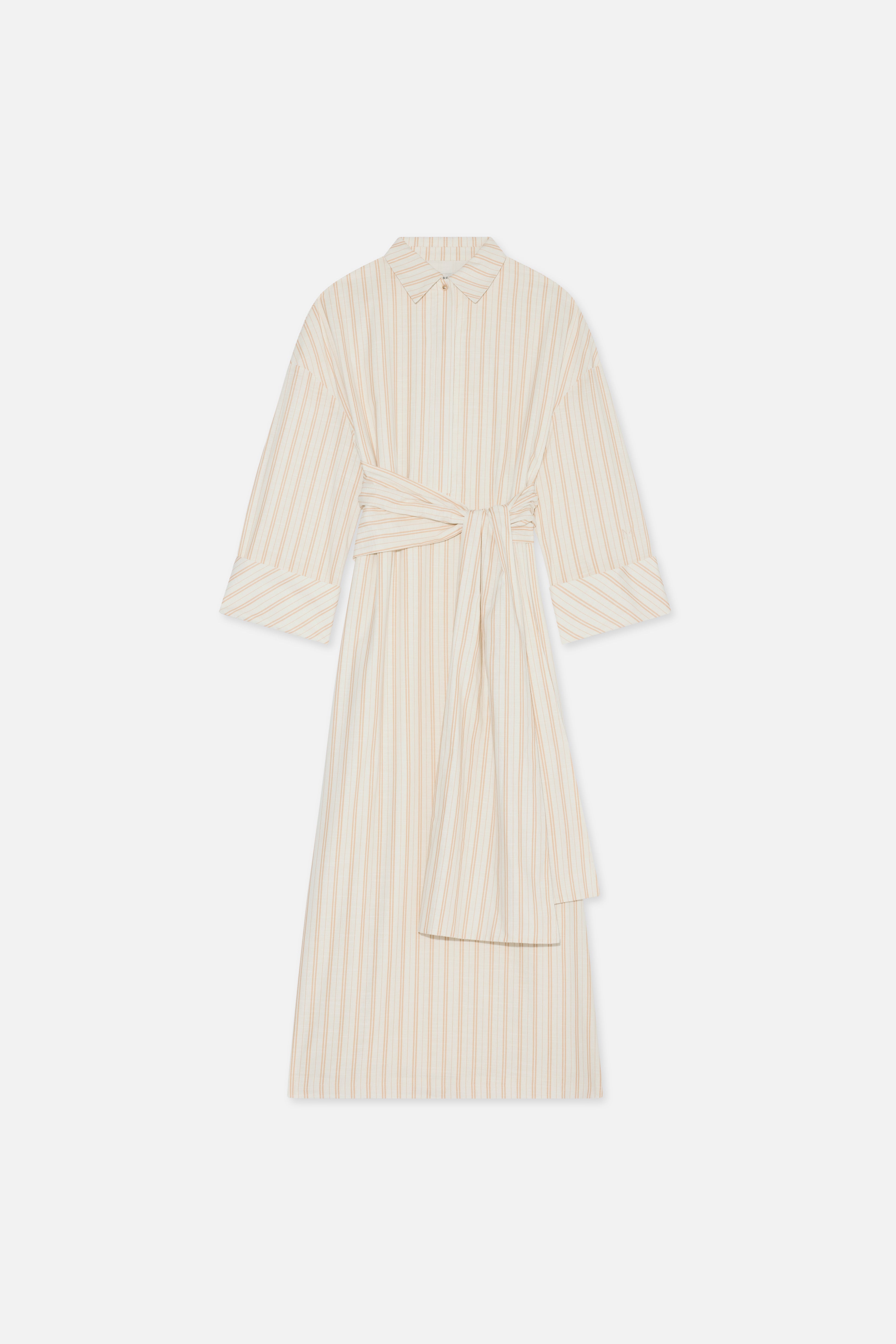 Striped Shirt Dress | Biscotti Stripe