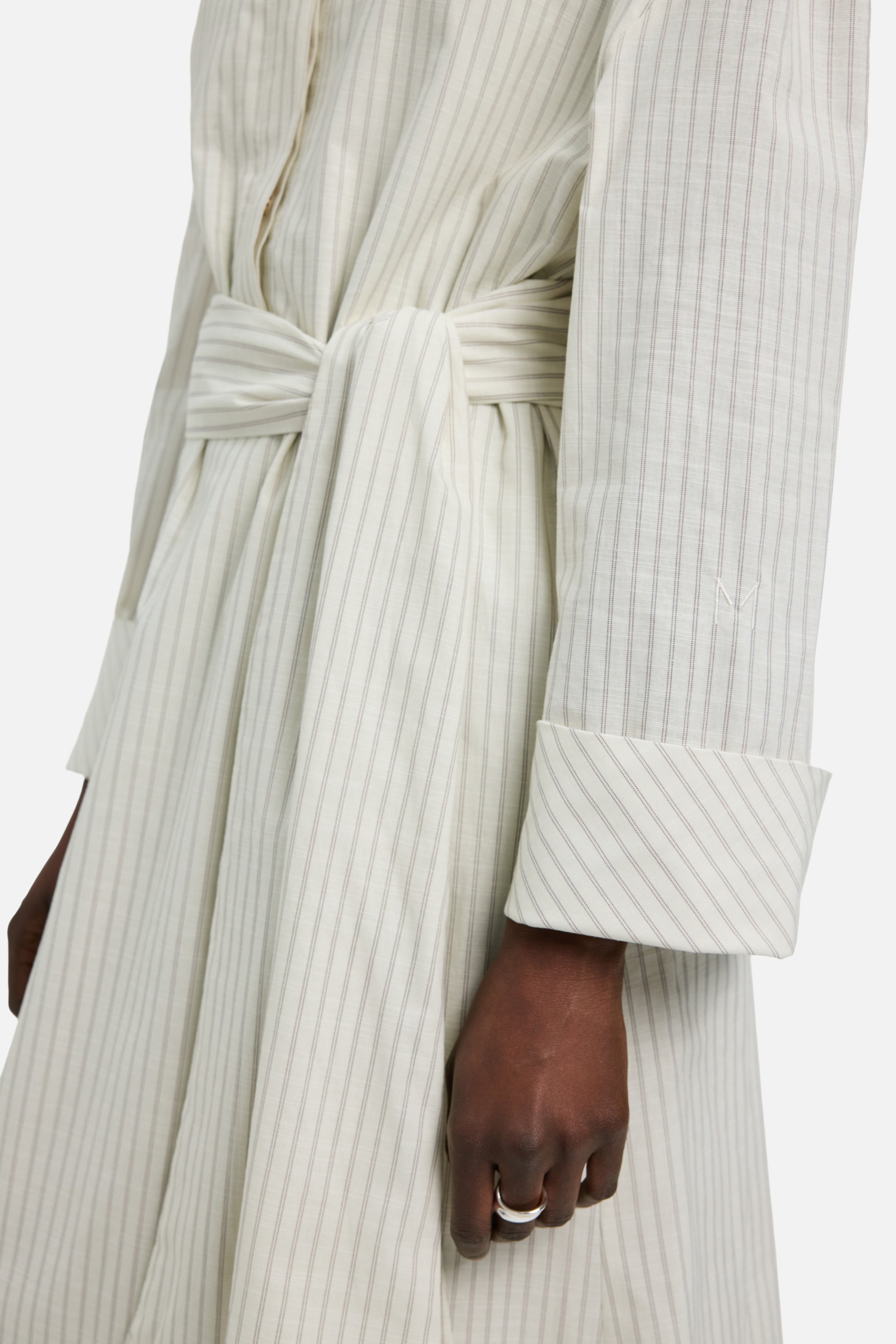 Striped Shirt Dress | Cherry Stripe