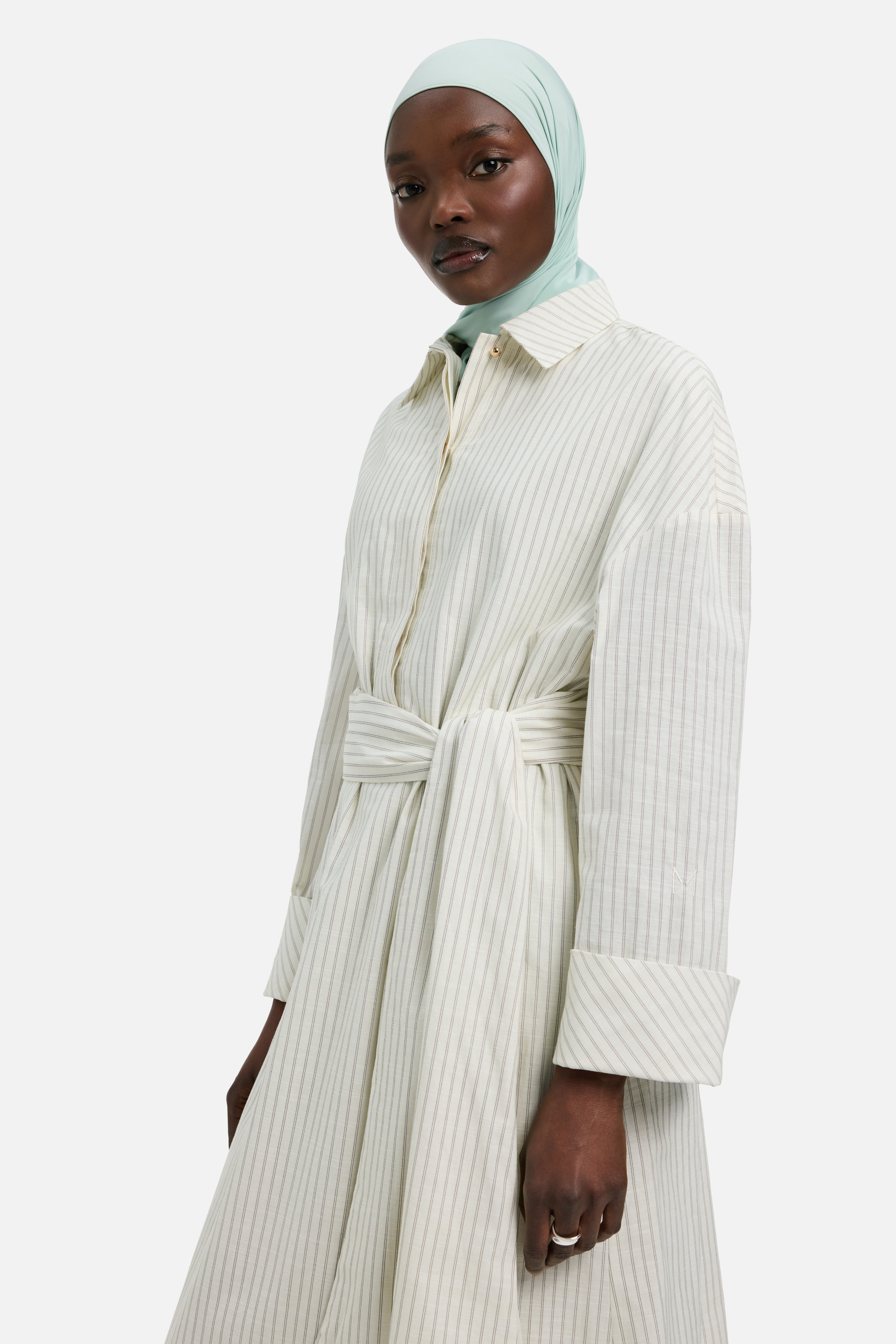Striped Shirt Dress | Cherry Stripe