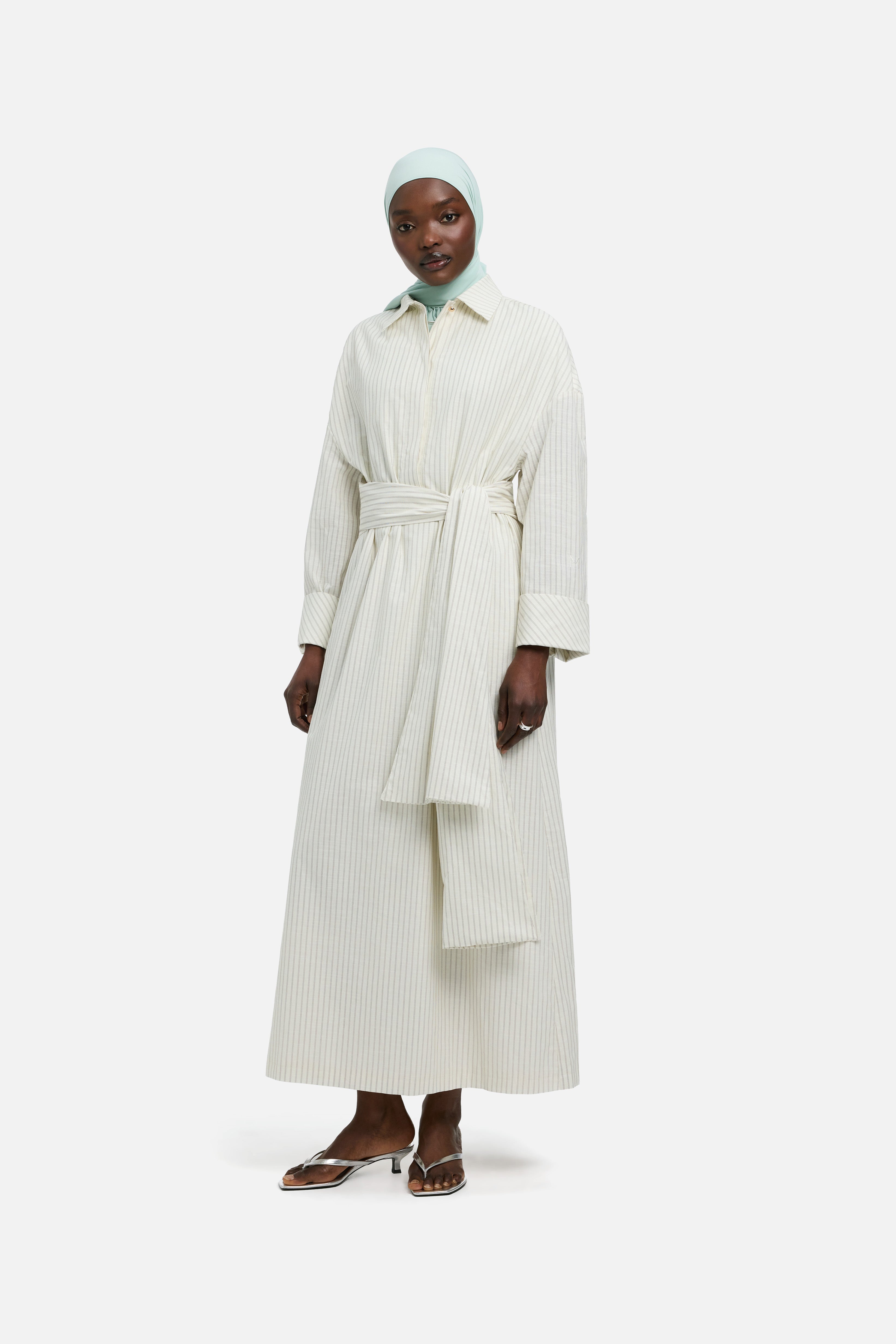 Striped Shirt Dress | Cherry Stripe