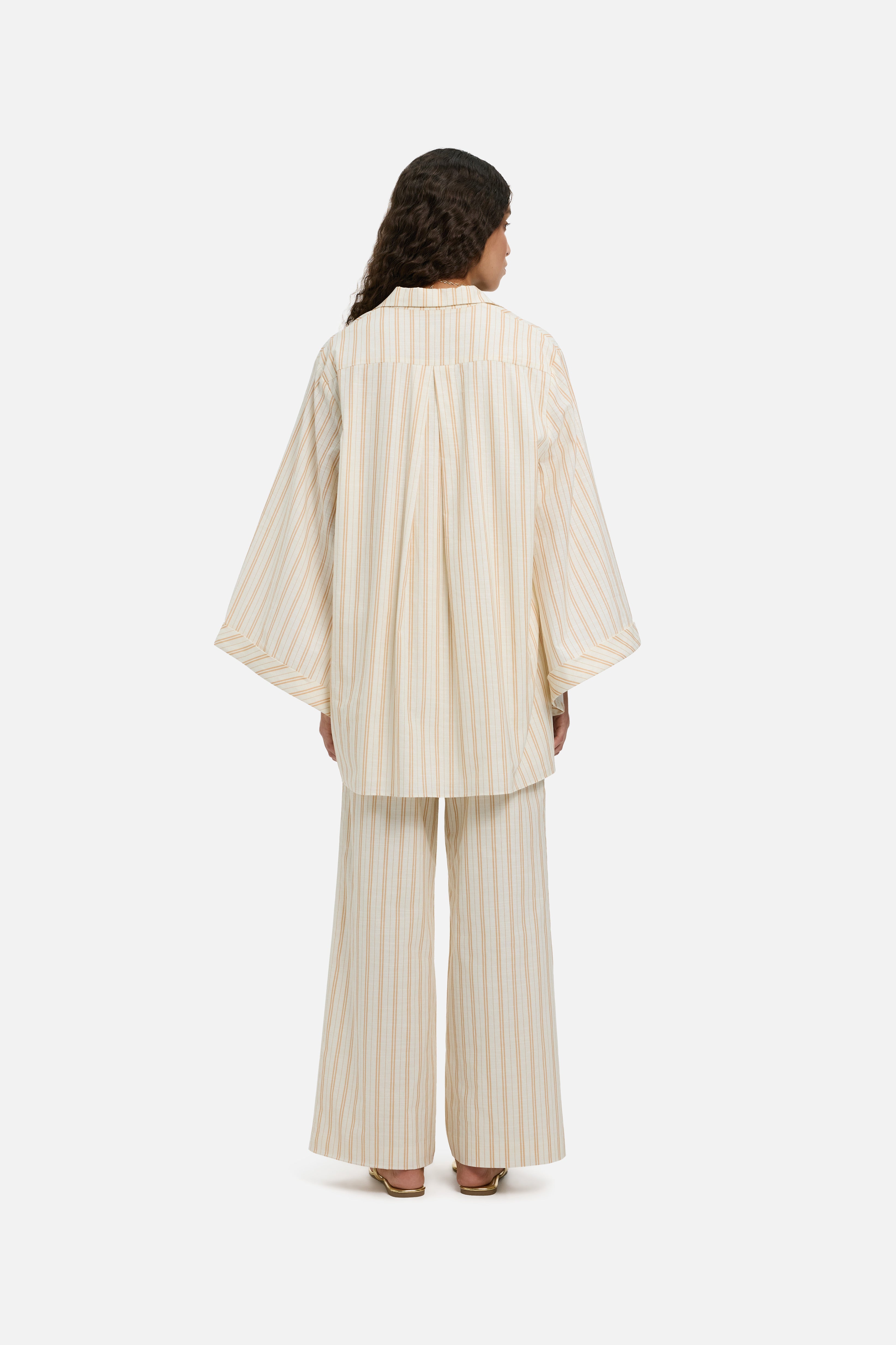 Striped Wide Pants | Biscotti Stripe