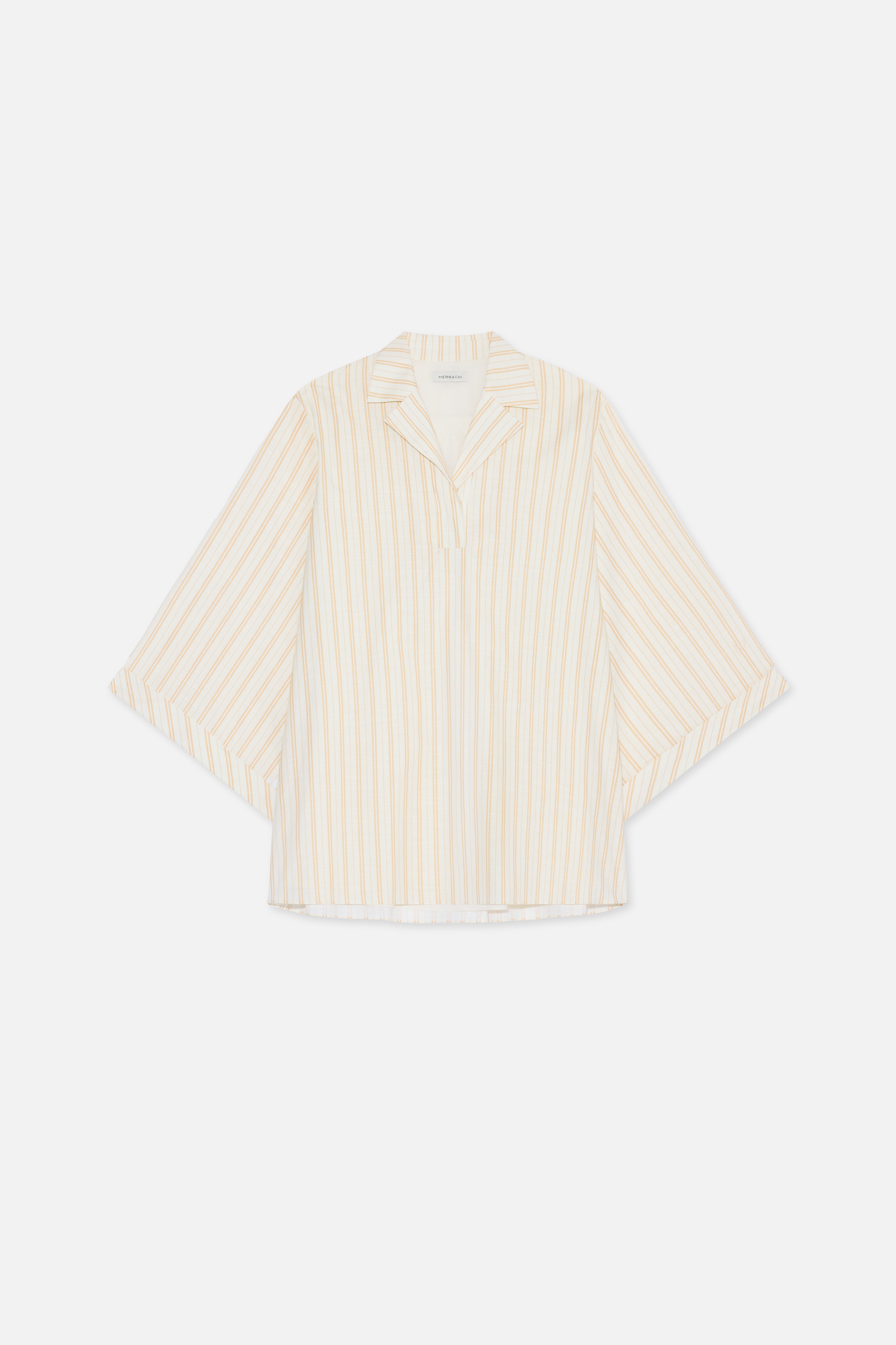 Striped Volume Shirt | Biscotti Stripe