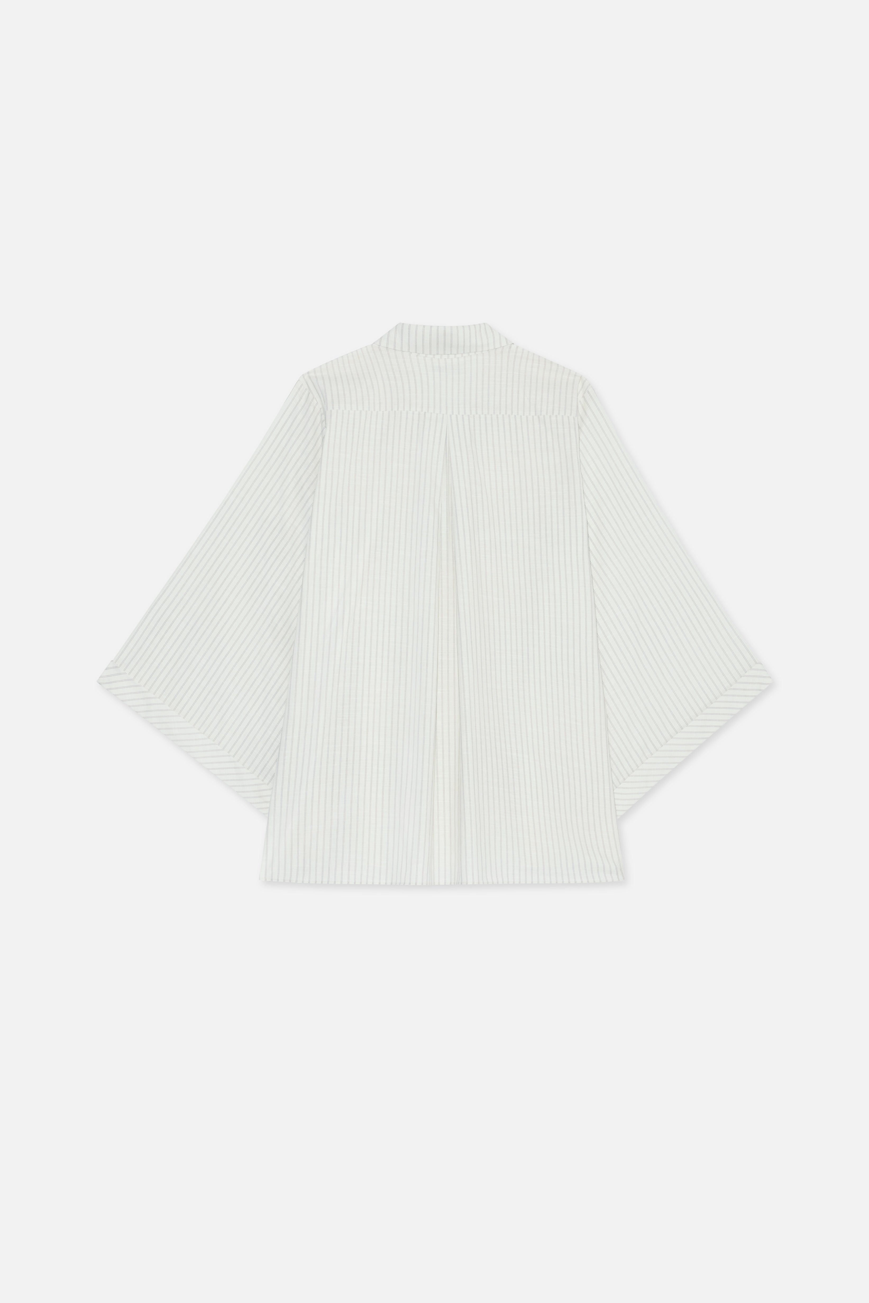 Striped Volume Shirt | Cherry Stripe