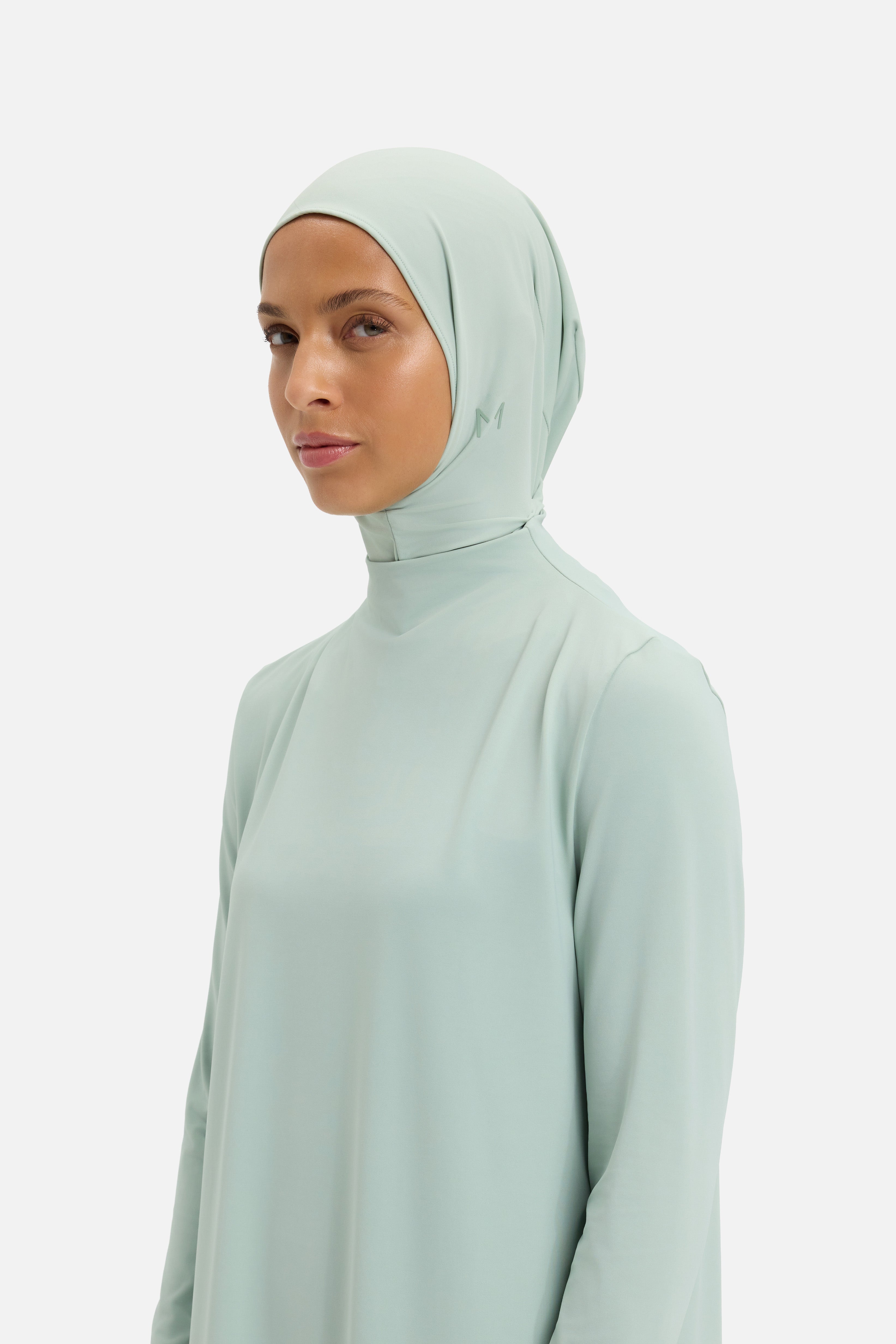 Swim Hijab | Aqua Gray