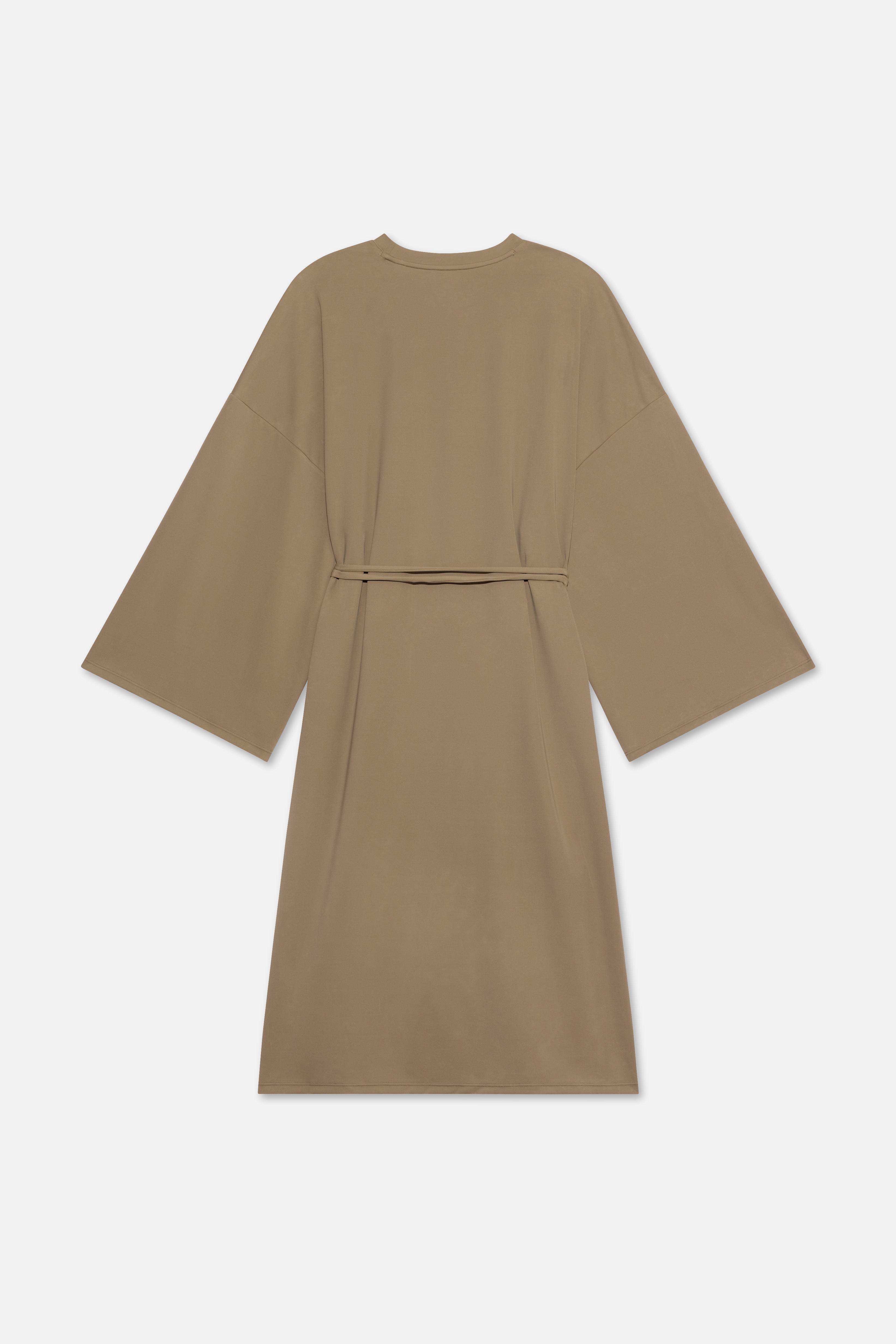 T-Shirt Swim Dress | Brown Clay