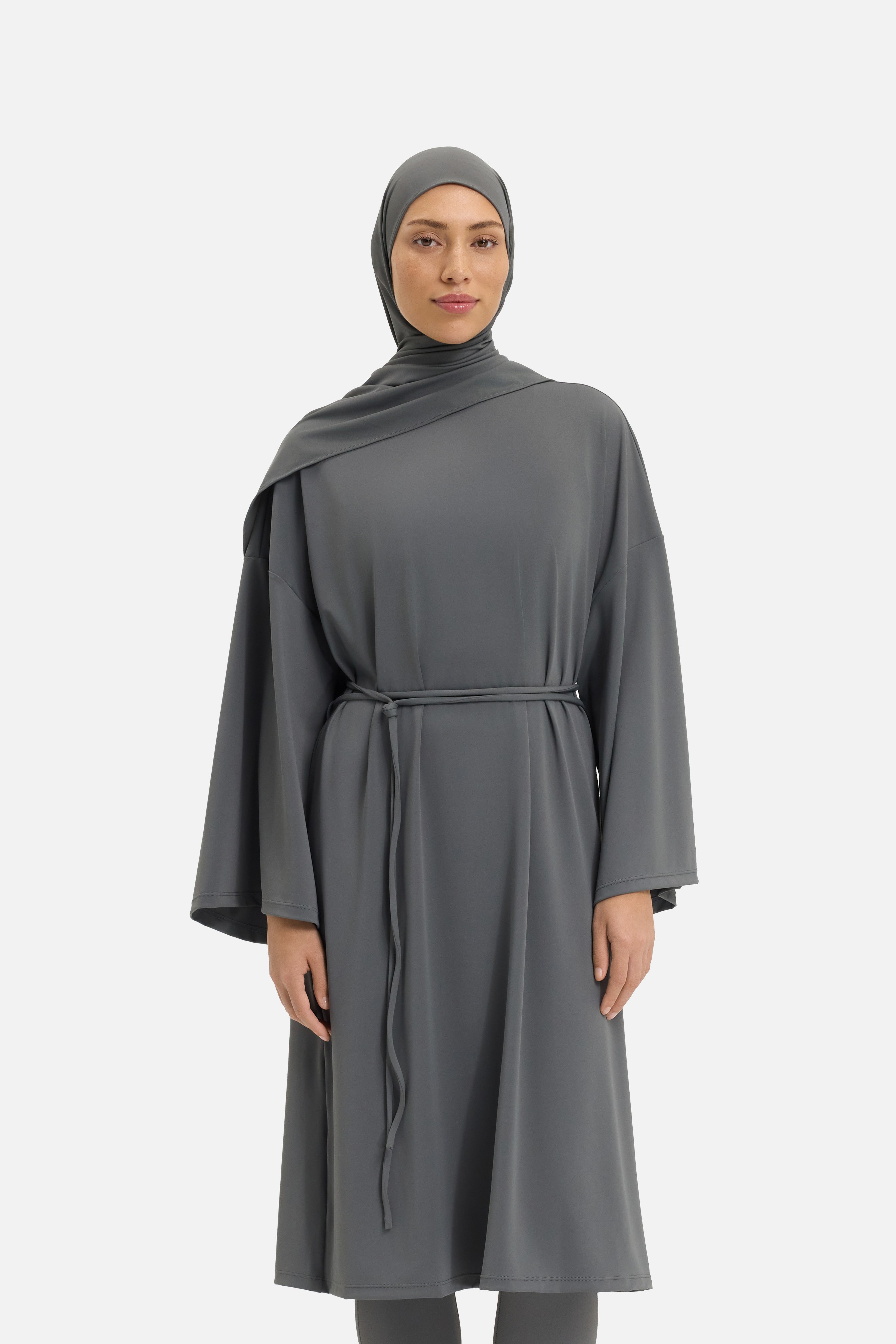 T-Shirt Swim Dress | Stone