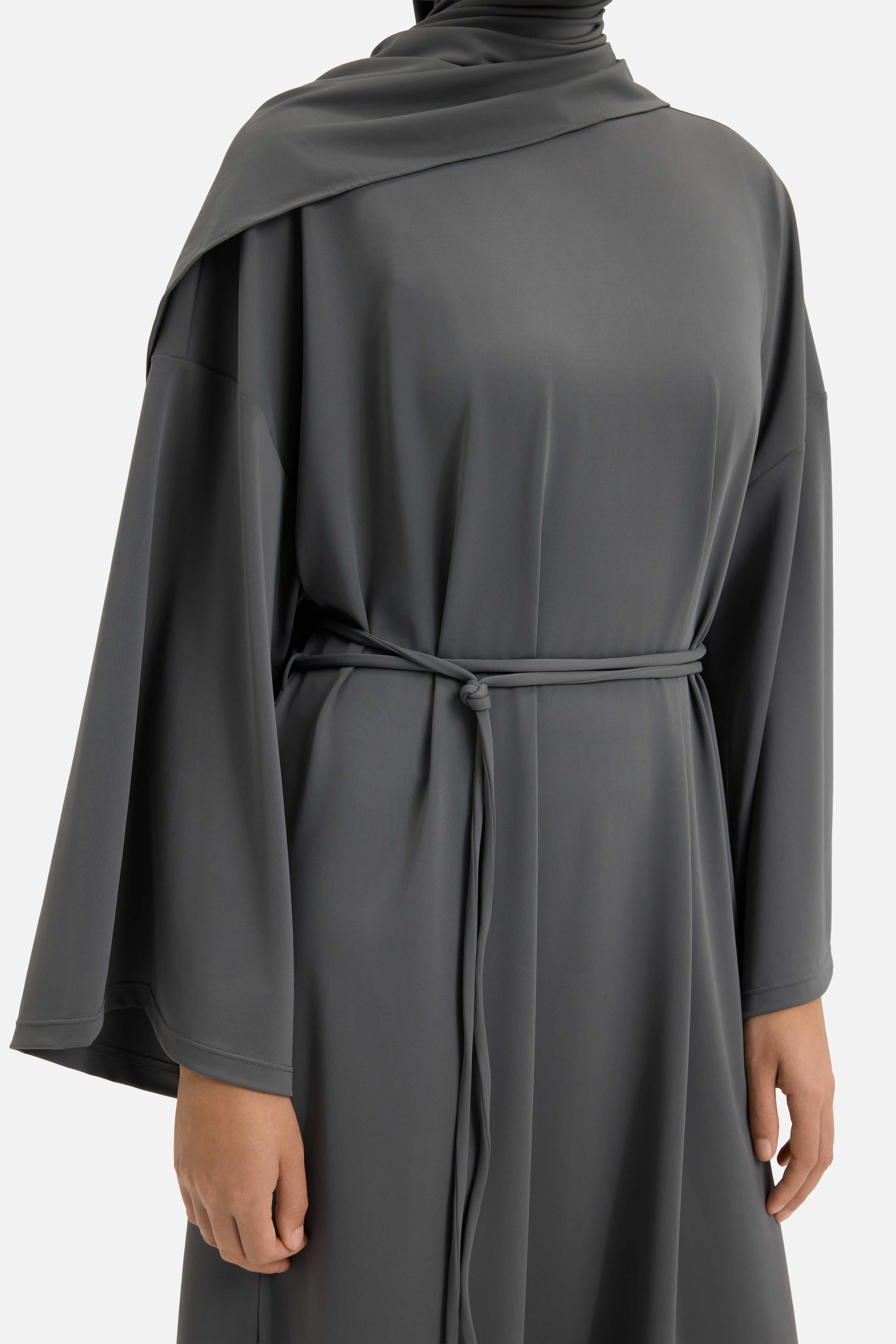 T-Shirt Swim Dress | Stone