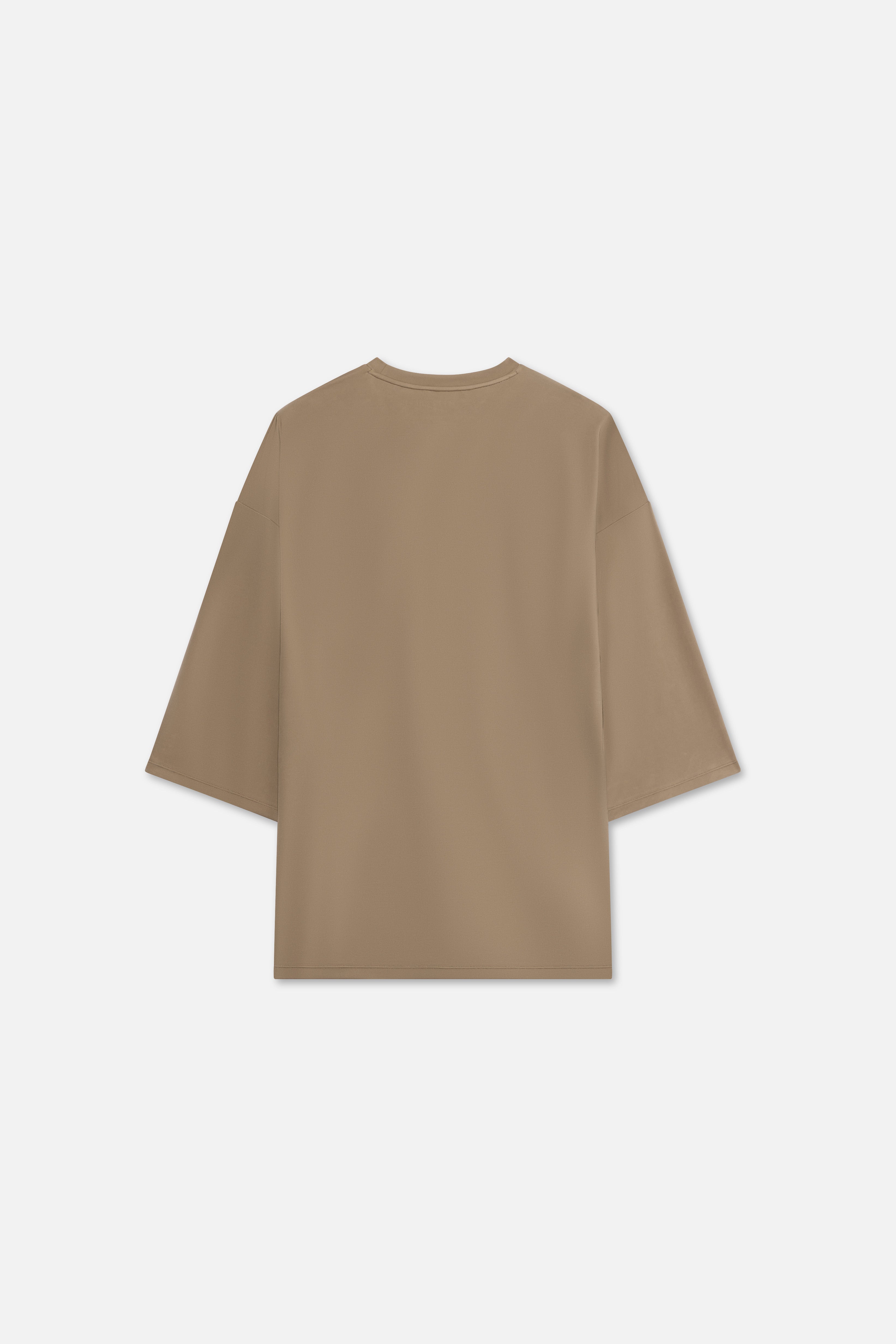 T-Shirt Swim Top | Brown Clay