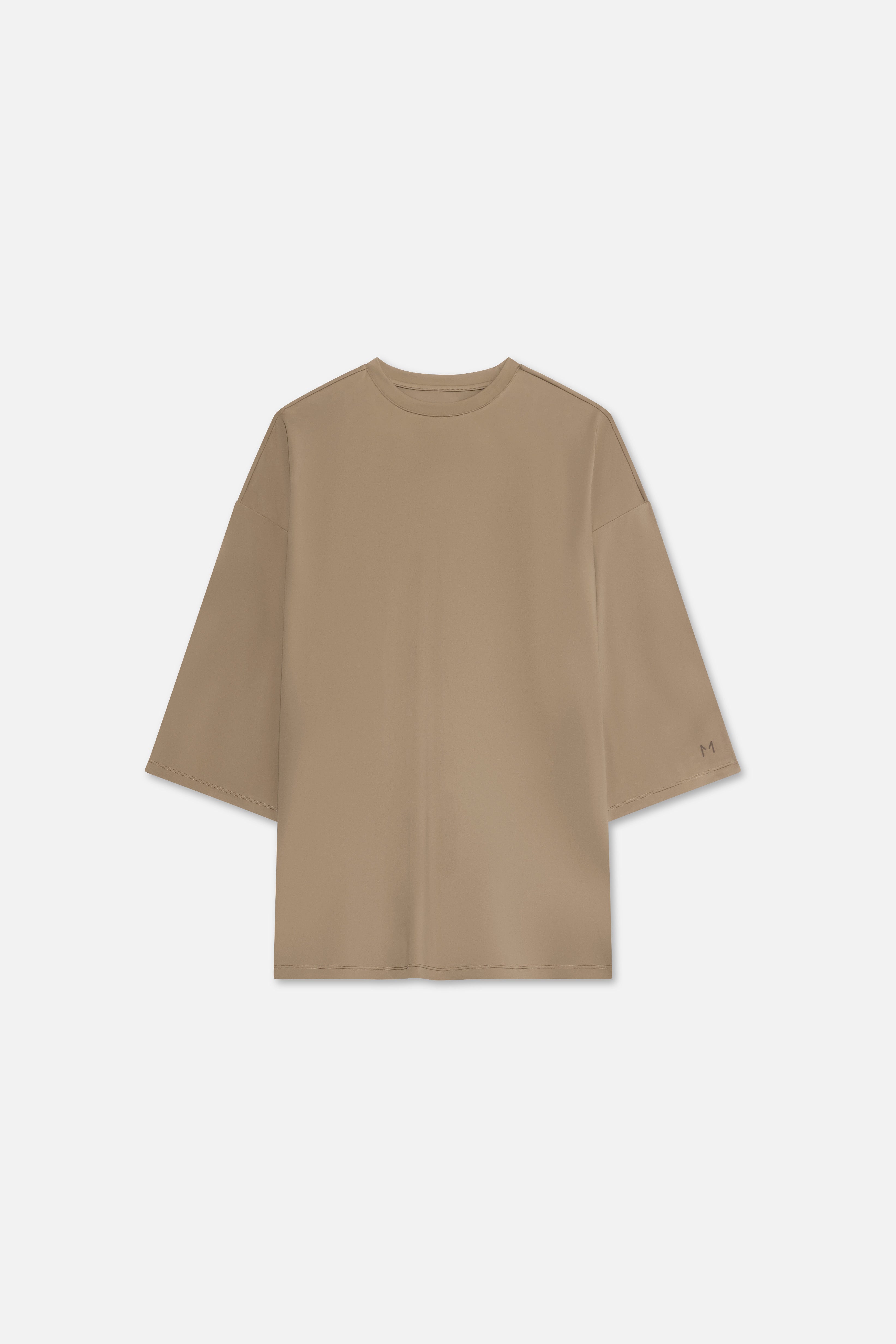 T-Shirt Swim Top | Brown Clay