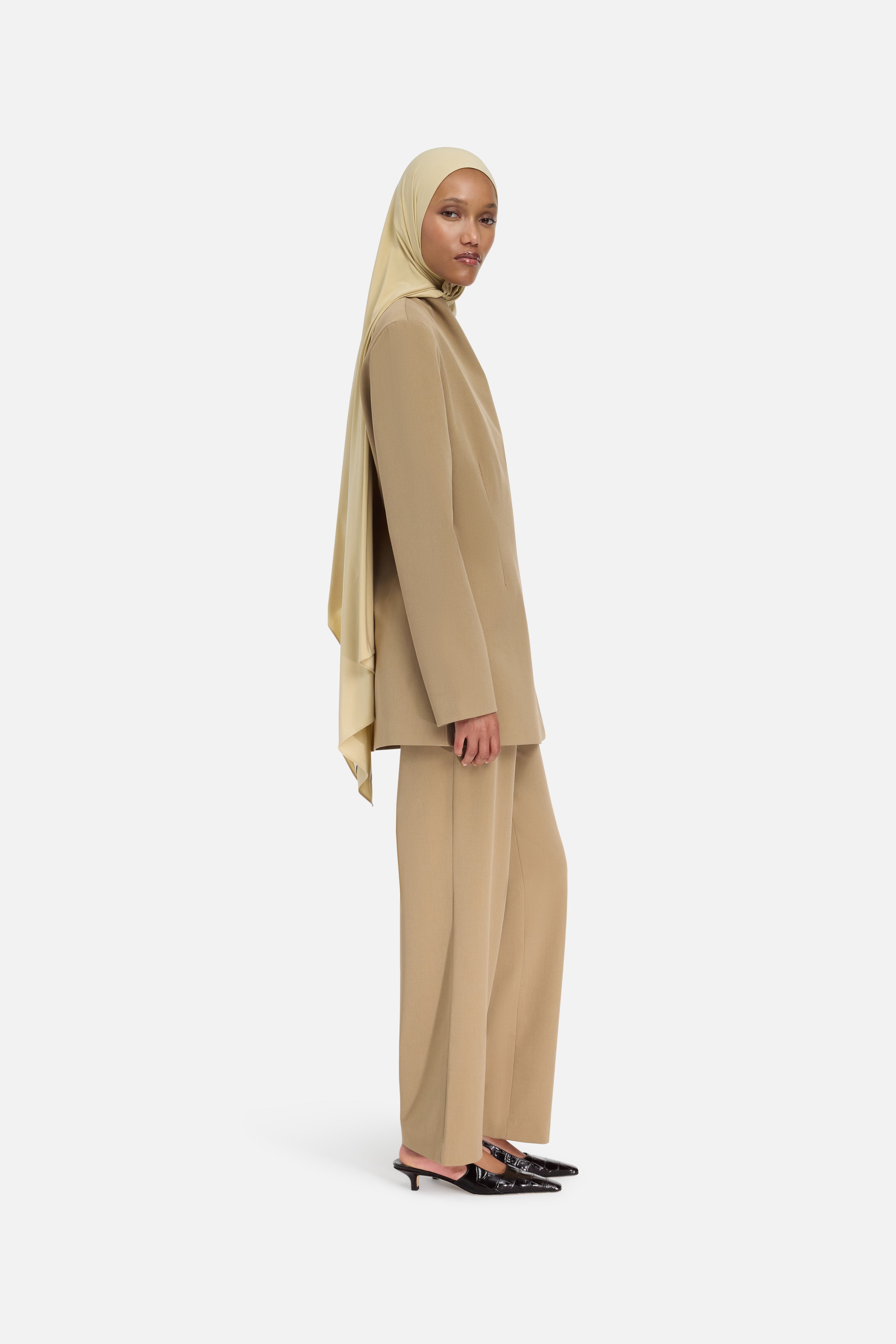 Tailored Oversized Blazer | Walnut