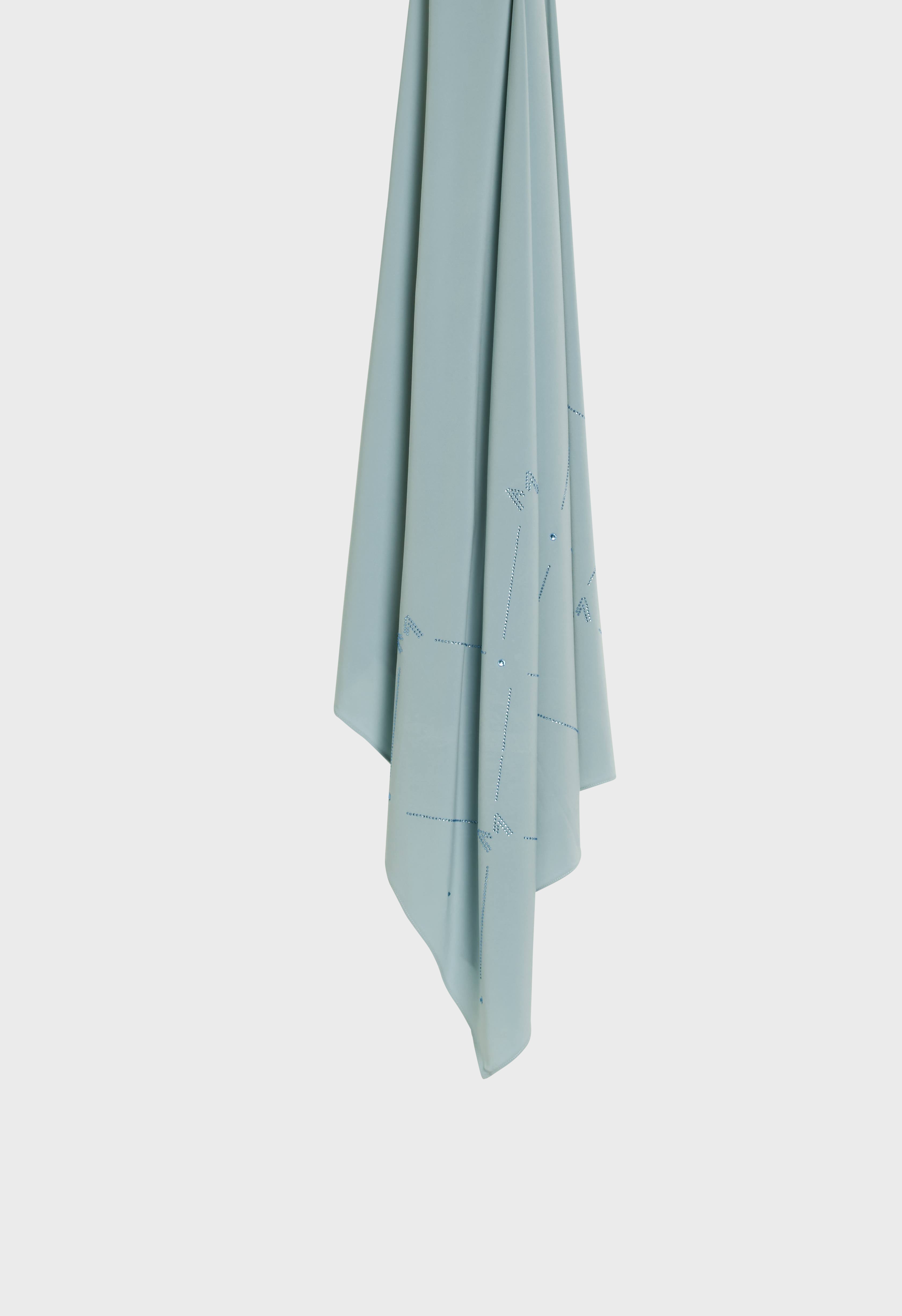 The Pearl Monogram - Premium Jersey | Misty Blue