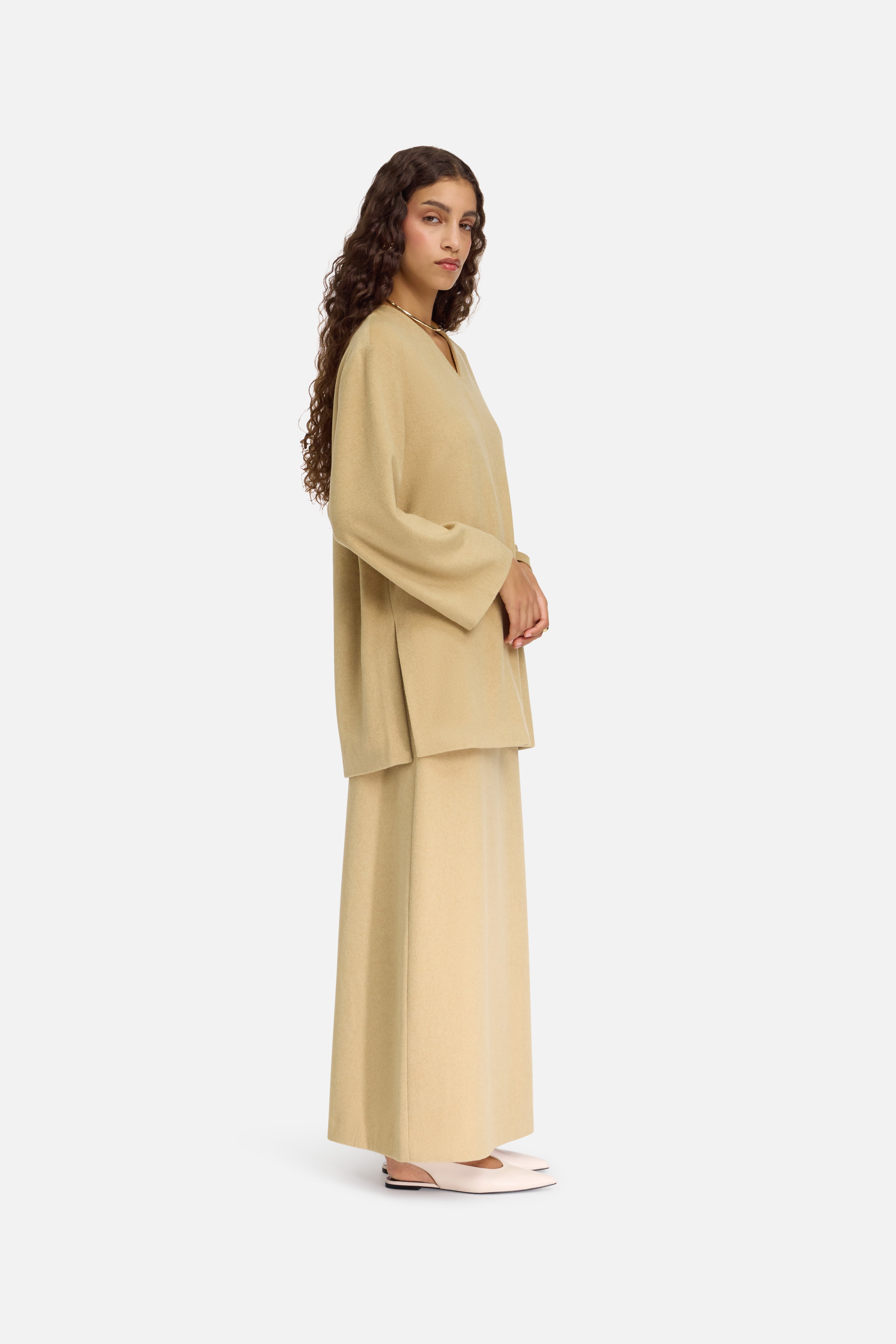Wool Blend Sweater | Desert Clay