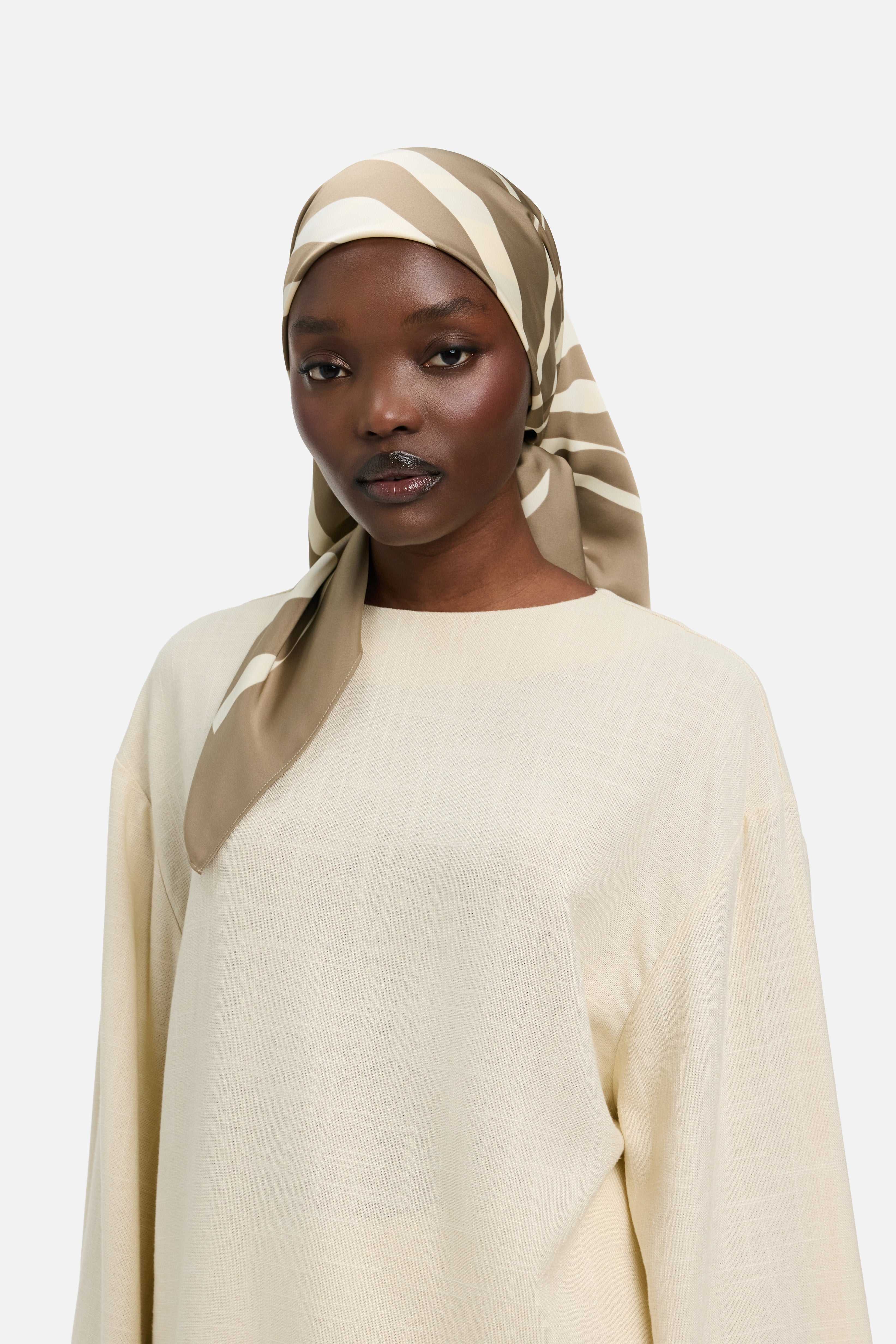 Zebra Bandana | Khaki Zebra