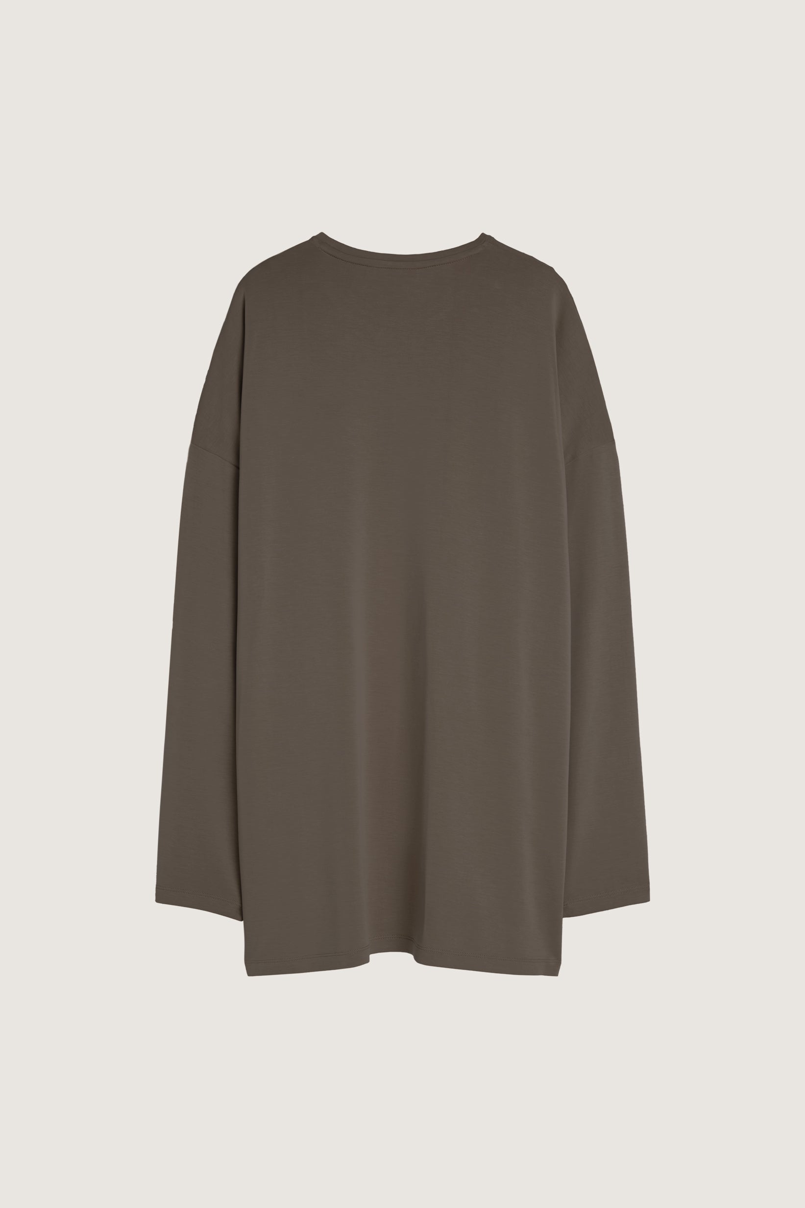 Long Sleeve Top | Ash Brown