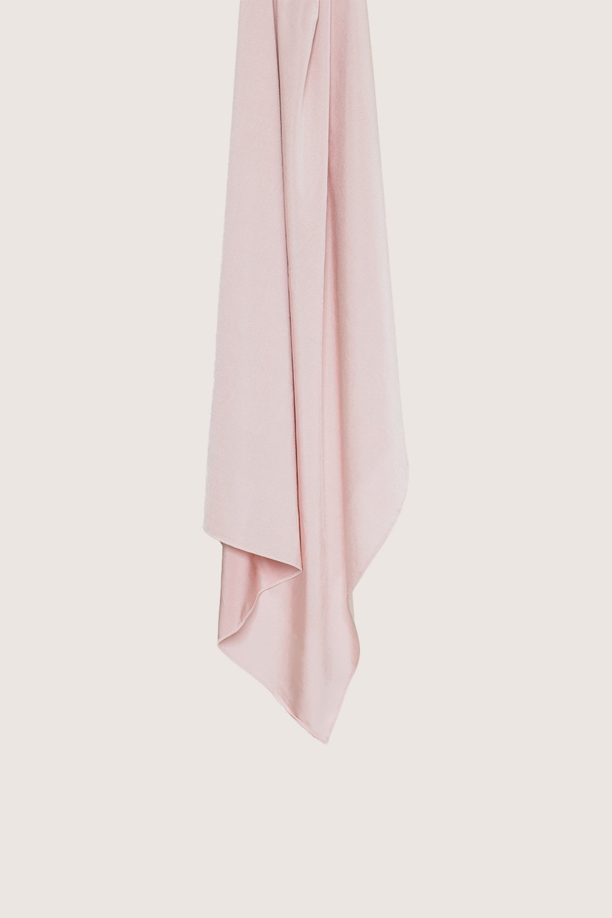 Satin Jersey Scarf | Silver Pink