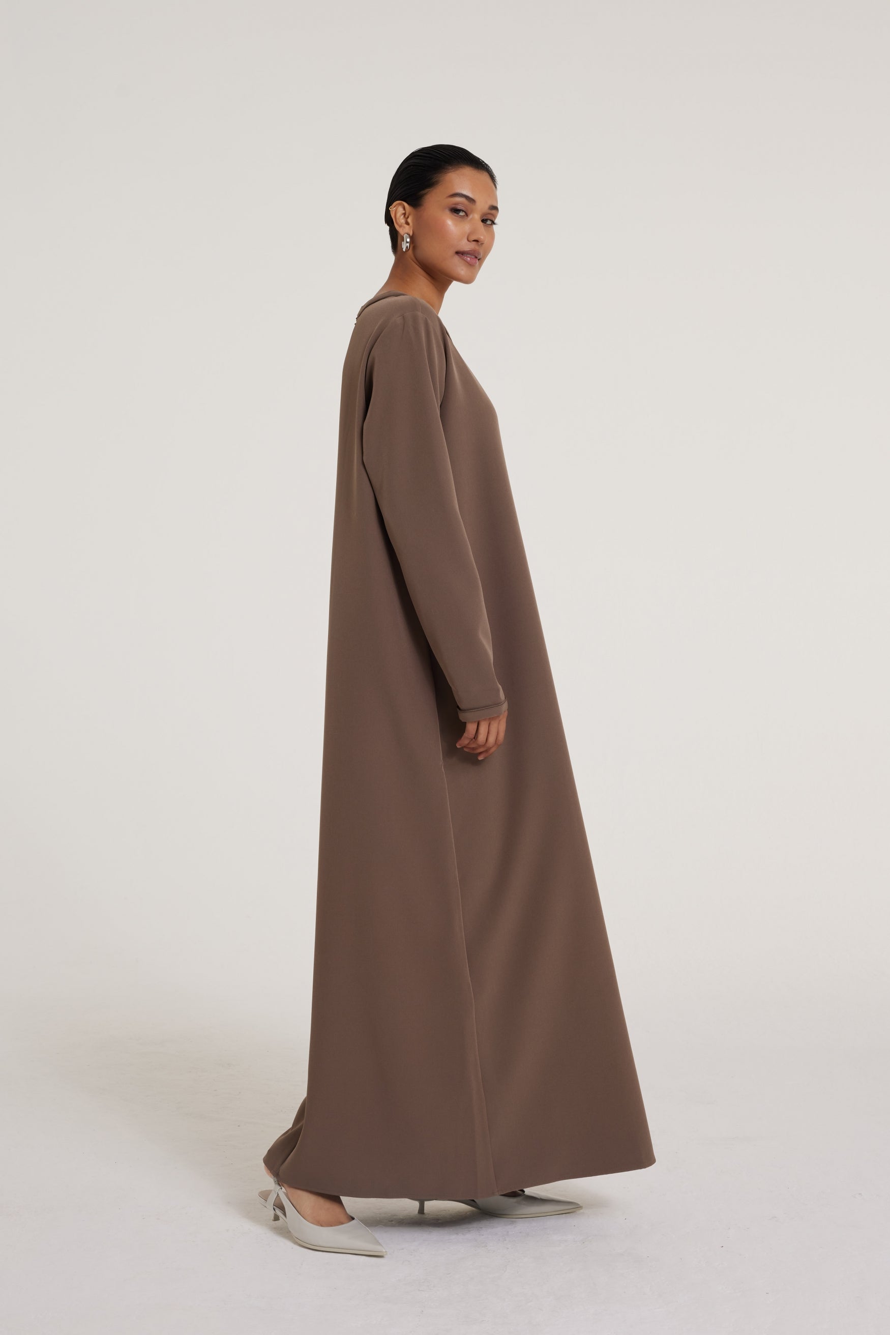 Essential Dress - Short | Ash Brown