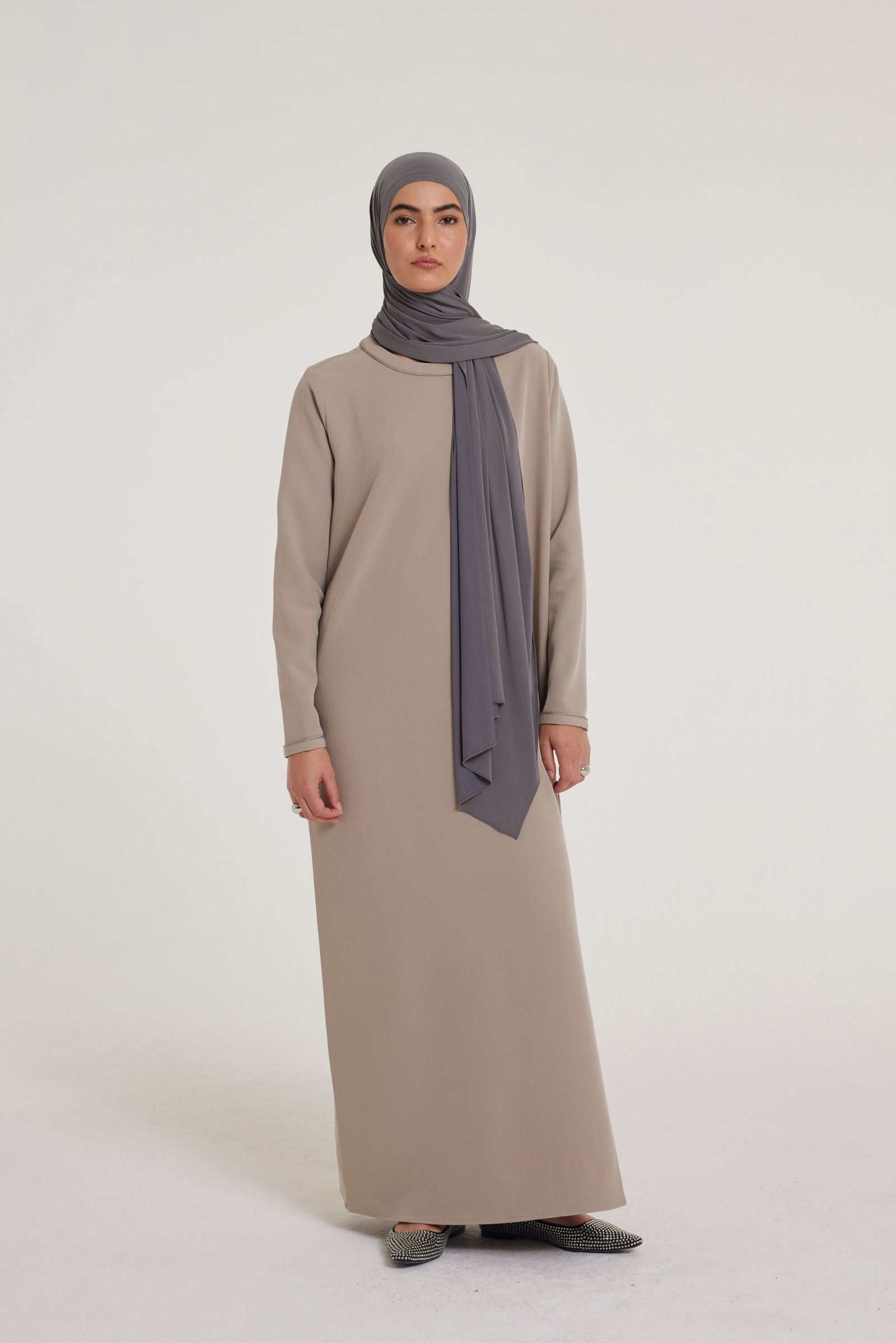 Essential Dress - Short | Taupe
