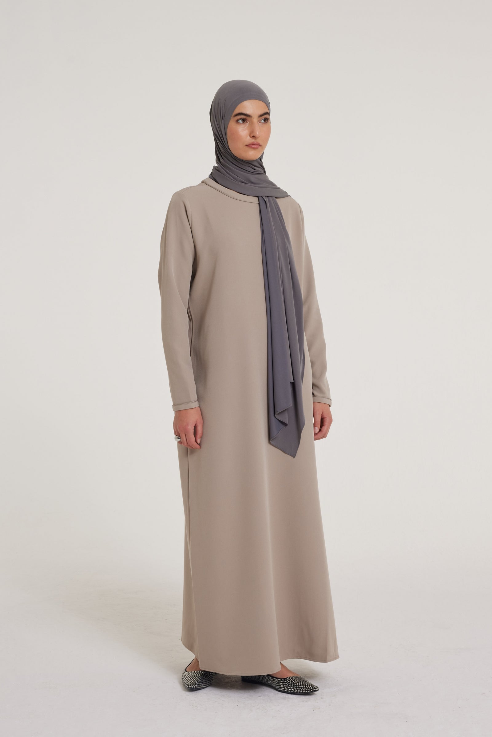 Essential Dress - Short | Taupe