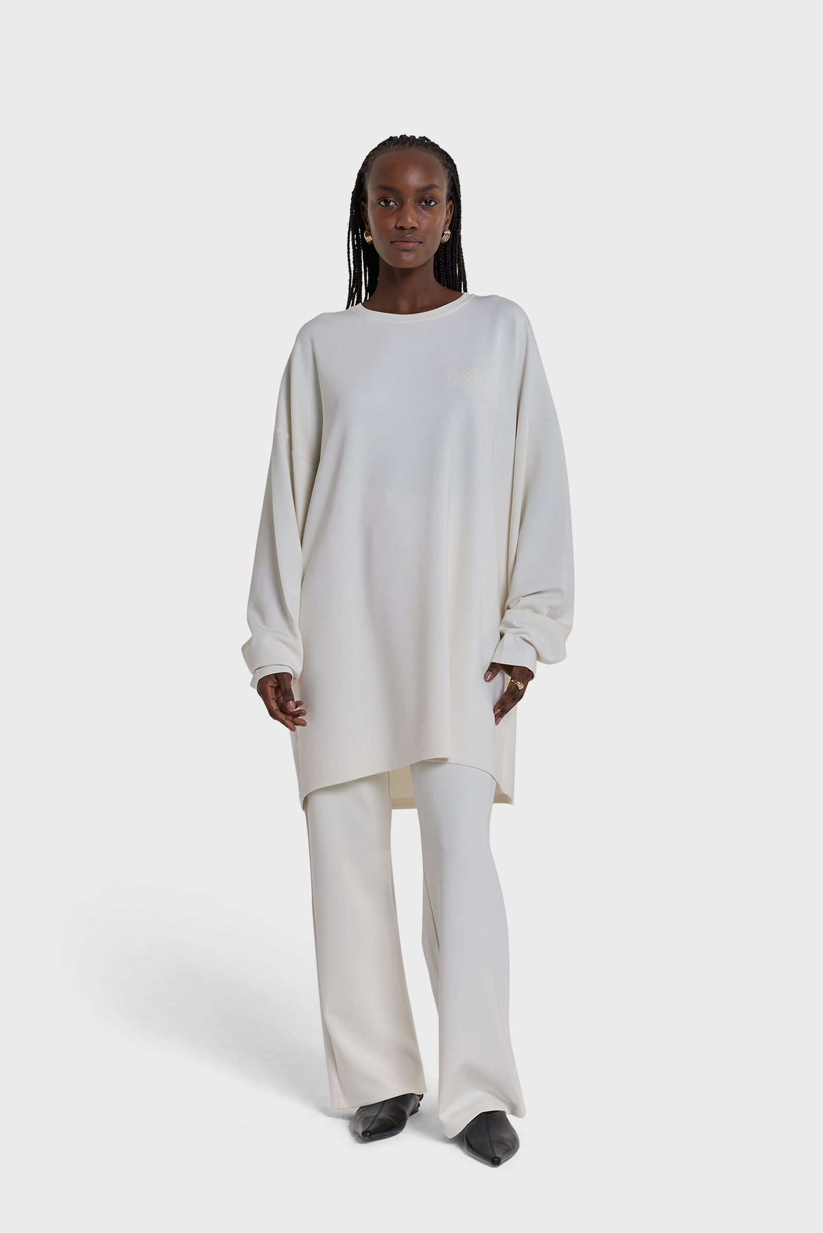 Jersey Modal Pant | Off White