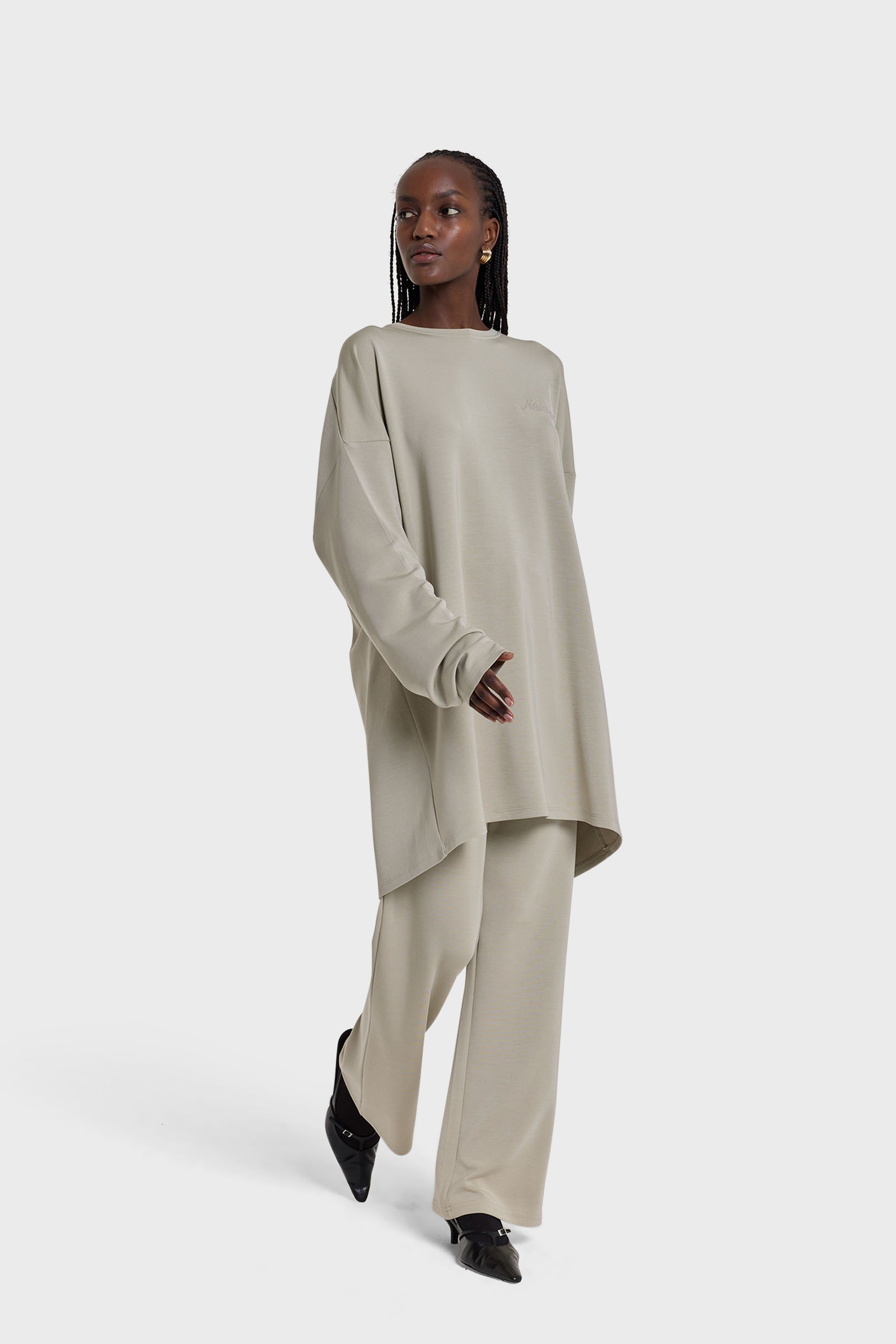 Jersey Modal Pant | Sage