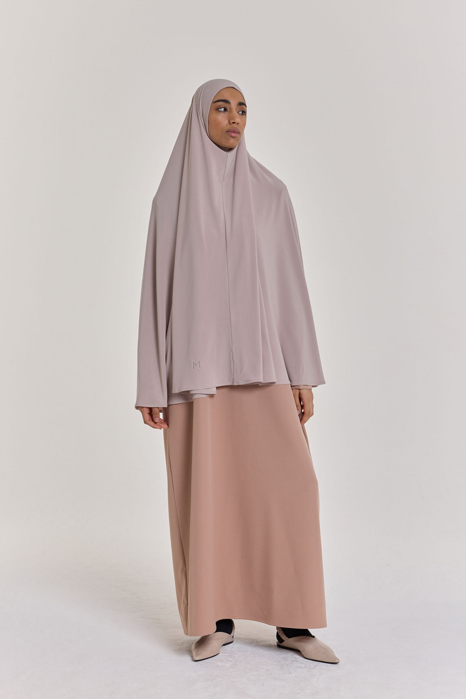 Premium Jersey Khimaar | Pearl