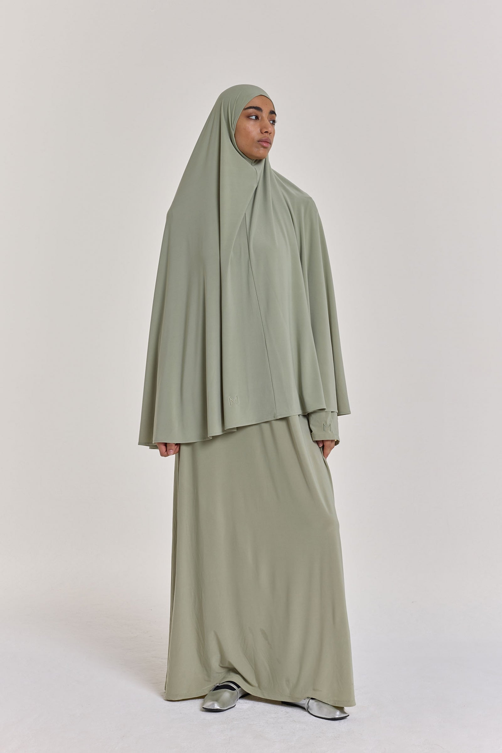 Premium Jersey Khimaar | Sage