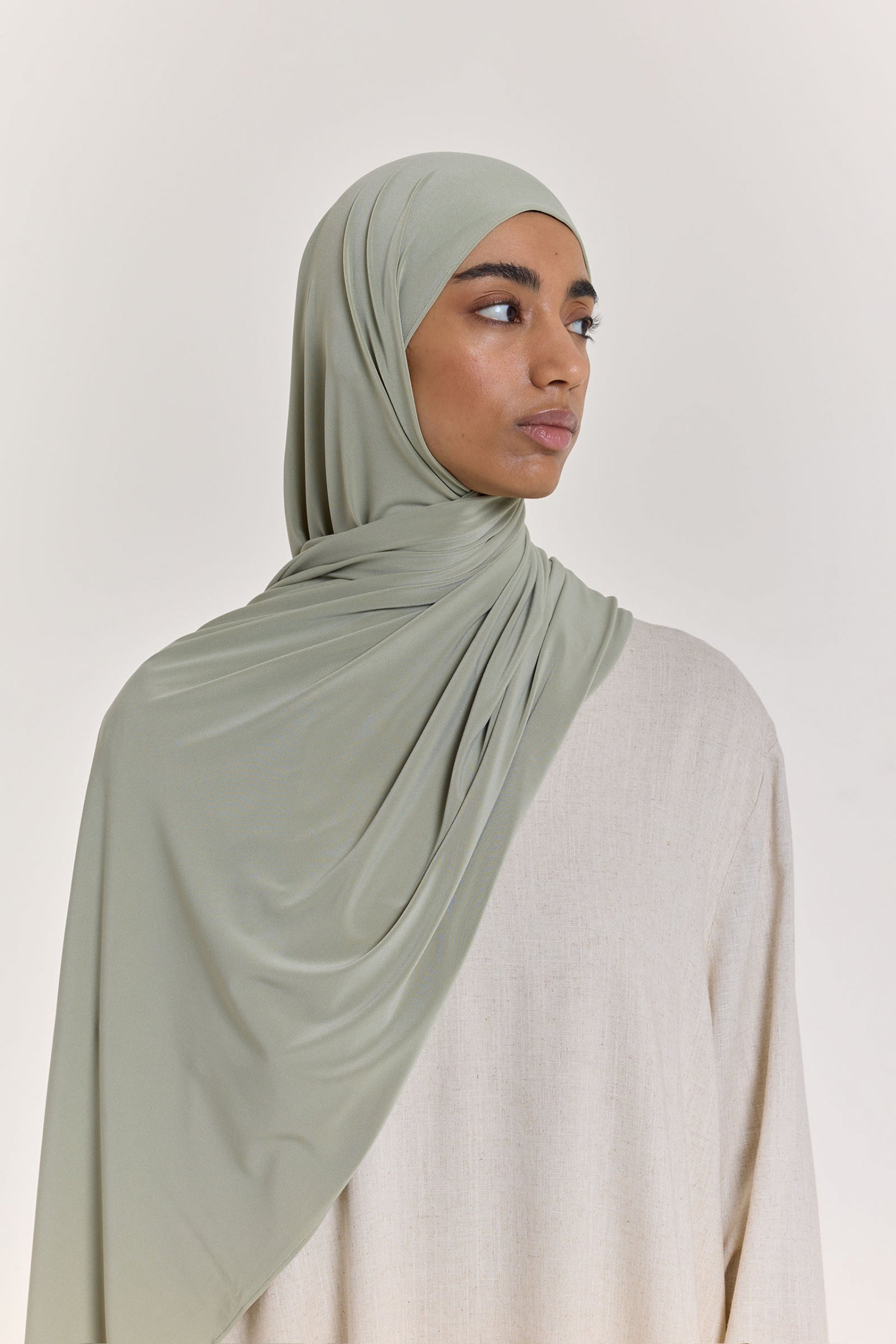 Breathable Jersey Scarf | Sage