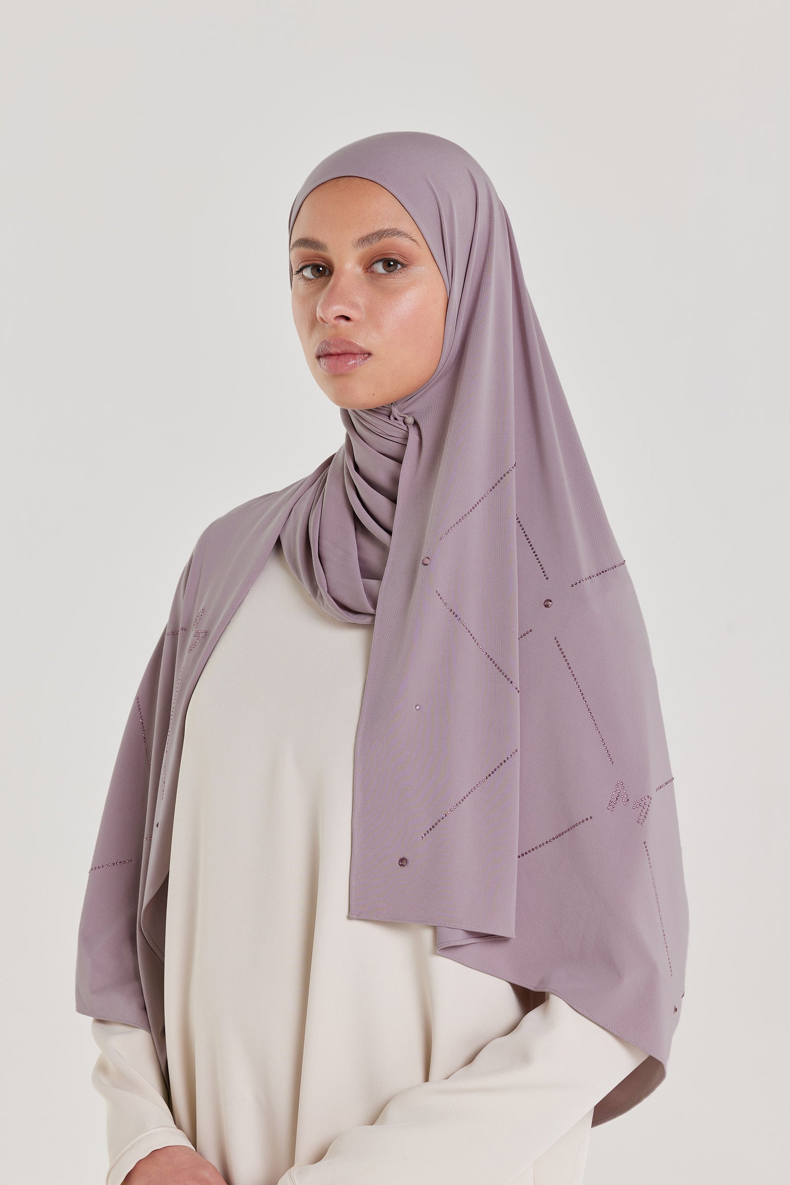 The Pearl Monogram - Breathable Jersey | Purple Ash