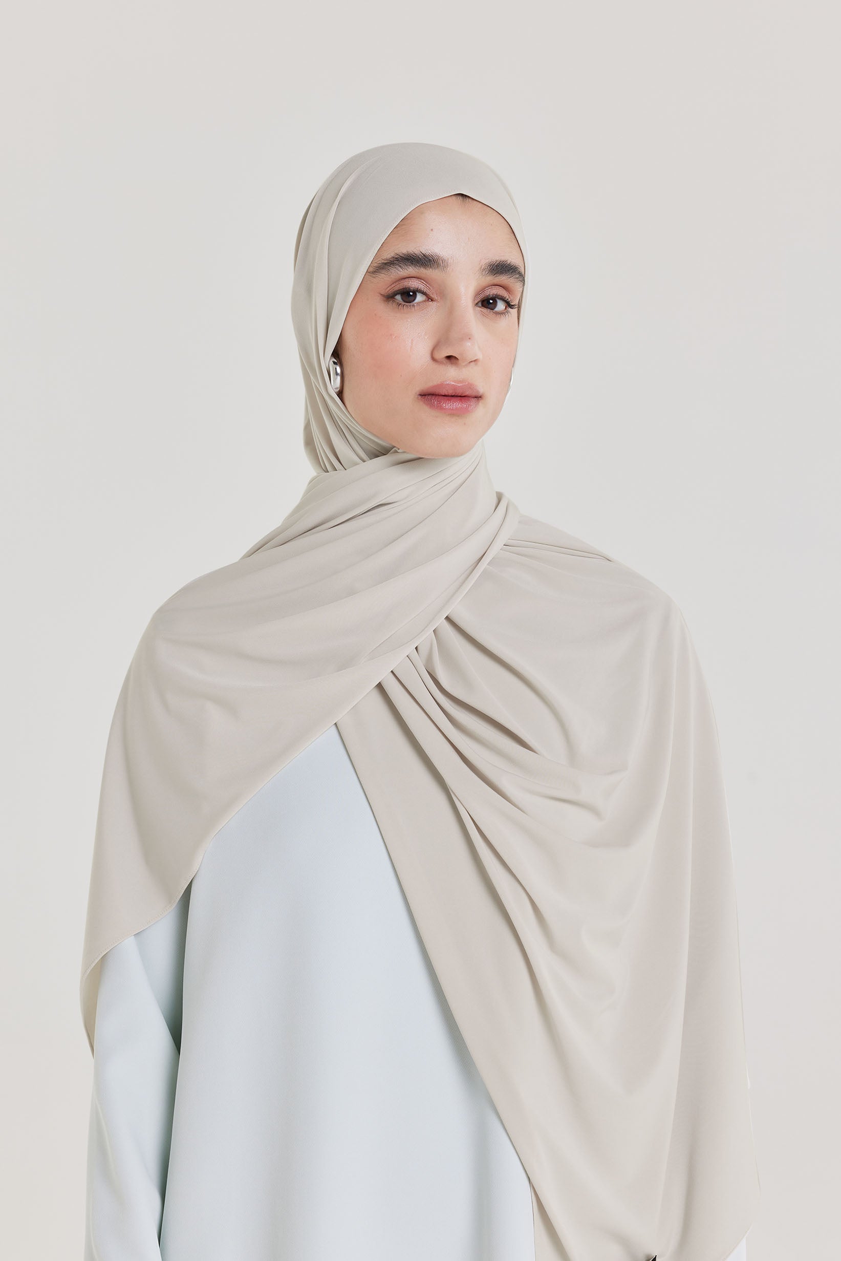 Premium Jersey Scarf | Biscuit