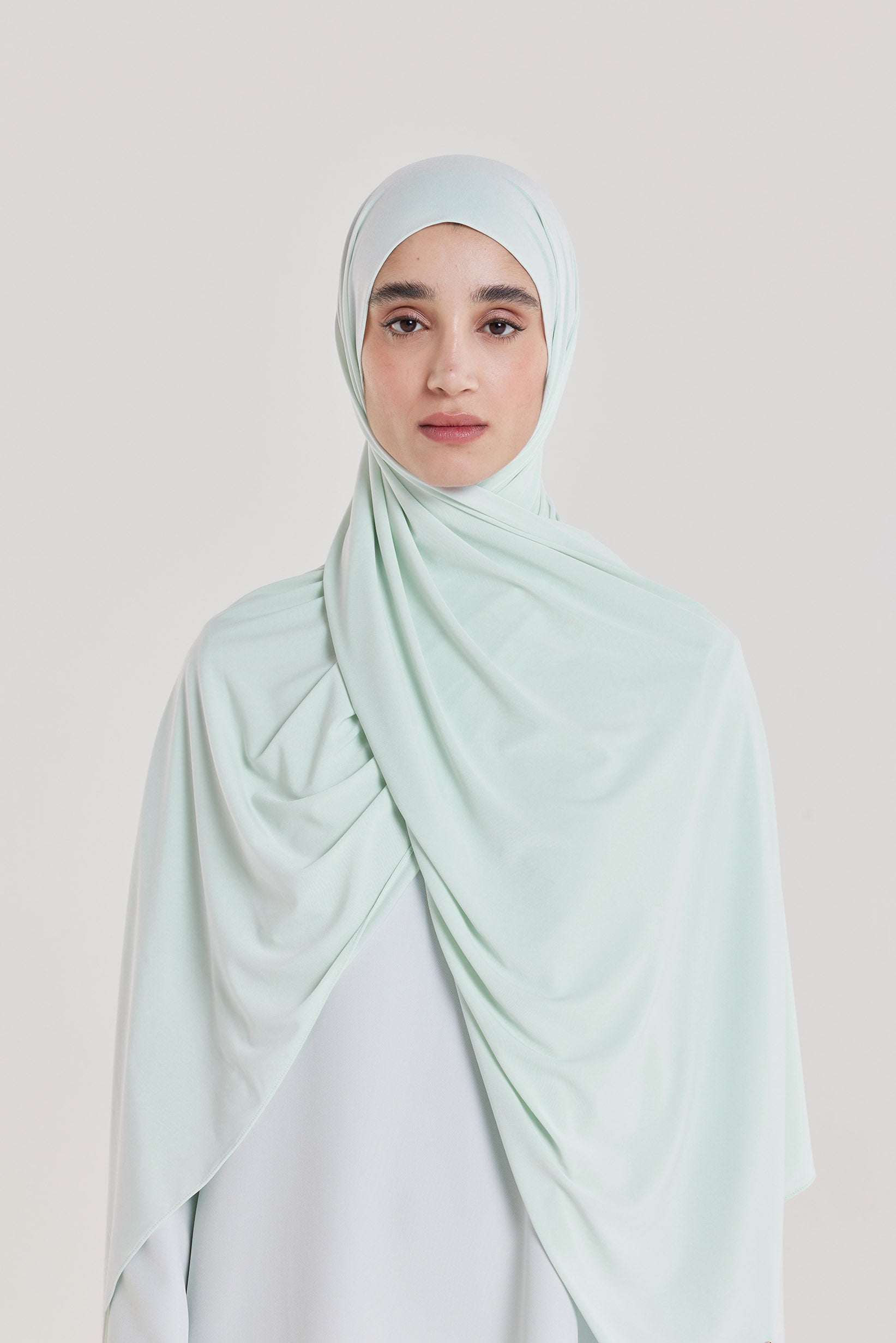 Premium Jersey Scarf | Ice Blue