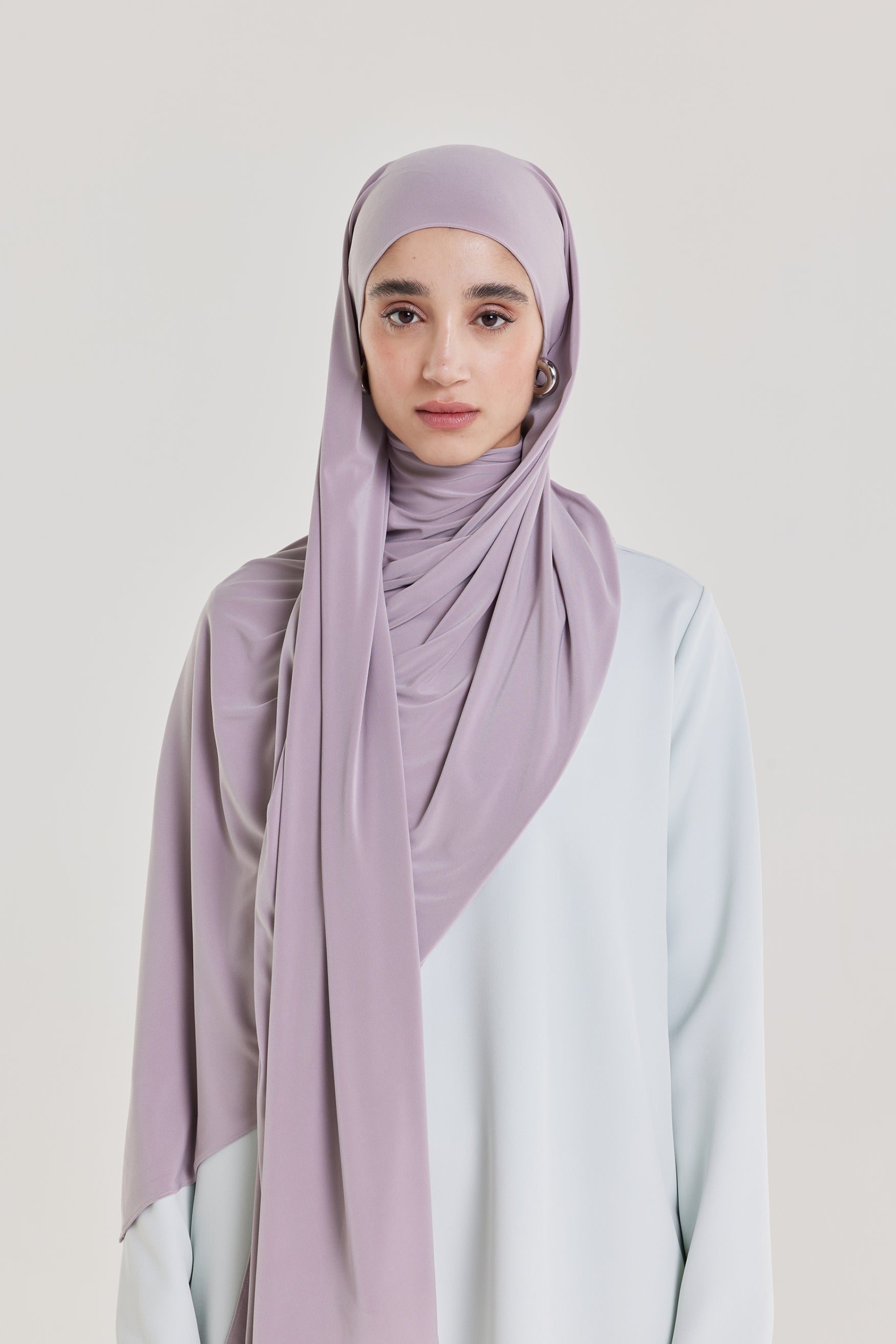 Premium Jersey Scarf | Purple Ash