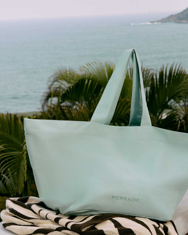 Maxi Summer Bag | Aqua Gray