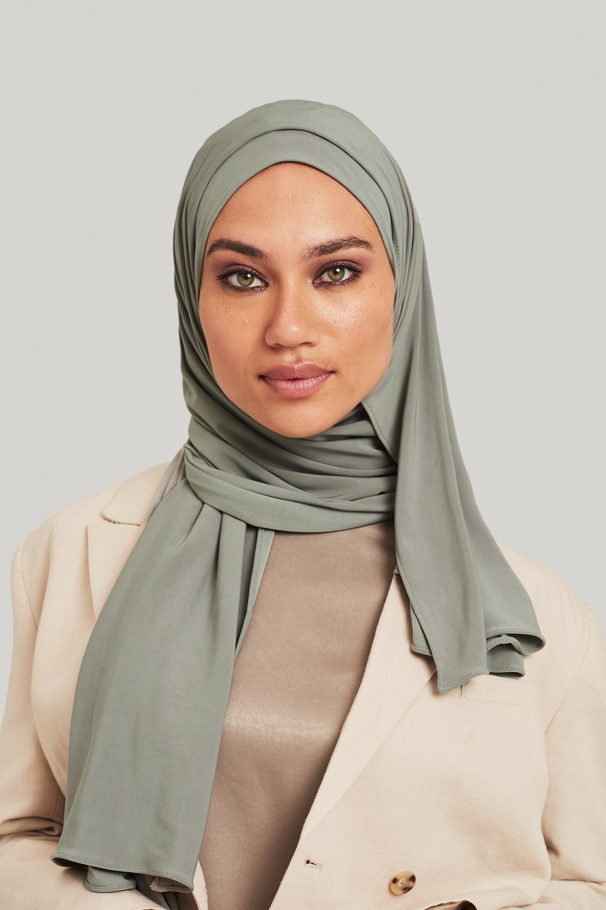 Premium Jersey Scarf | Ash Green