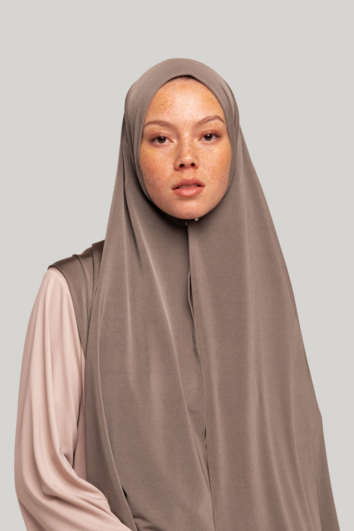 Satin Jersey Scarf | Moss Green