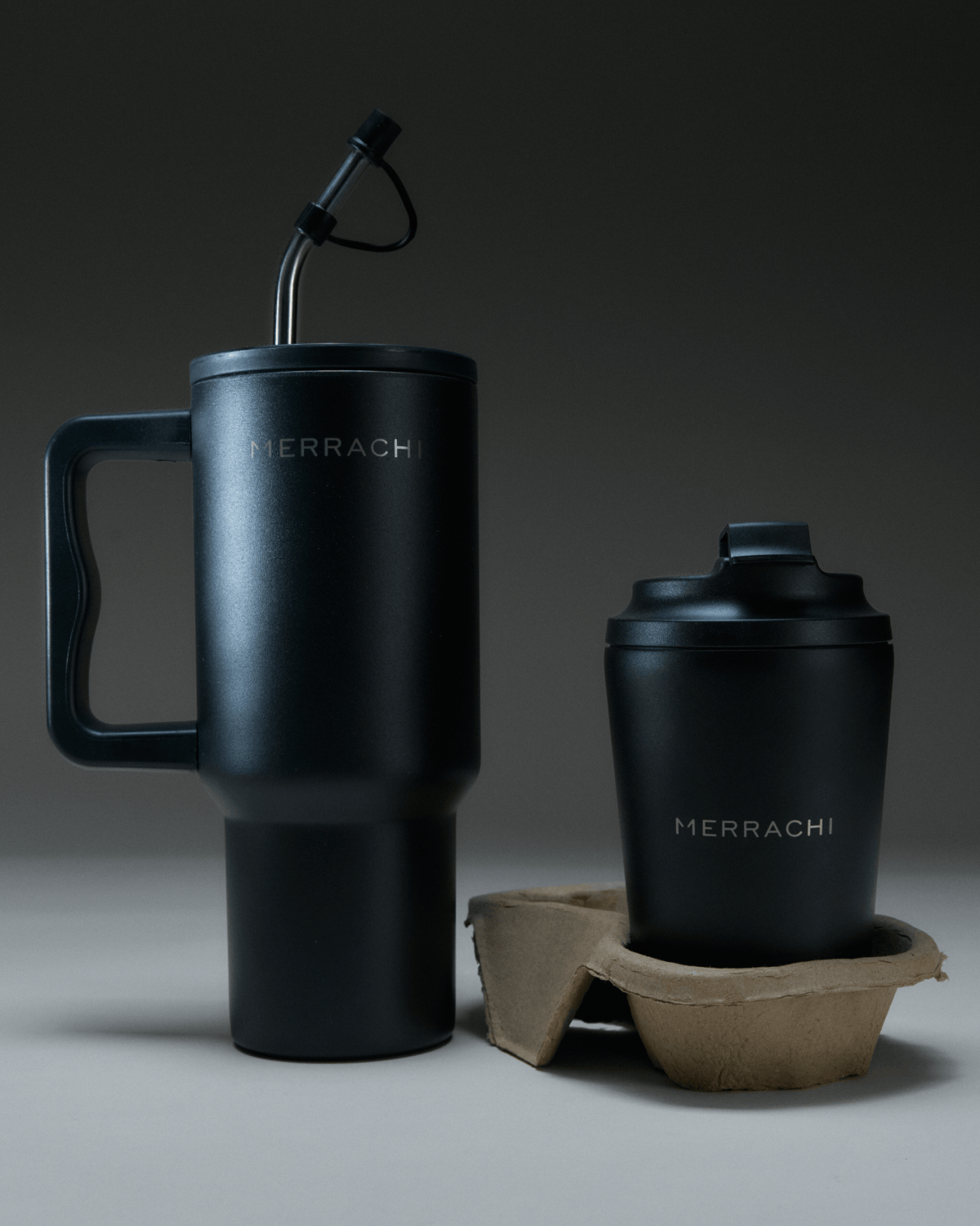 Merrachi Water Bottle | Black