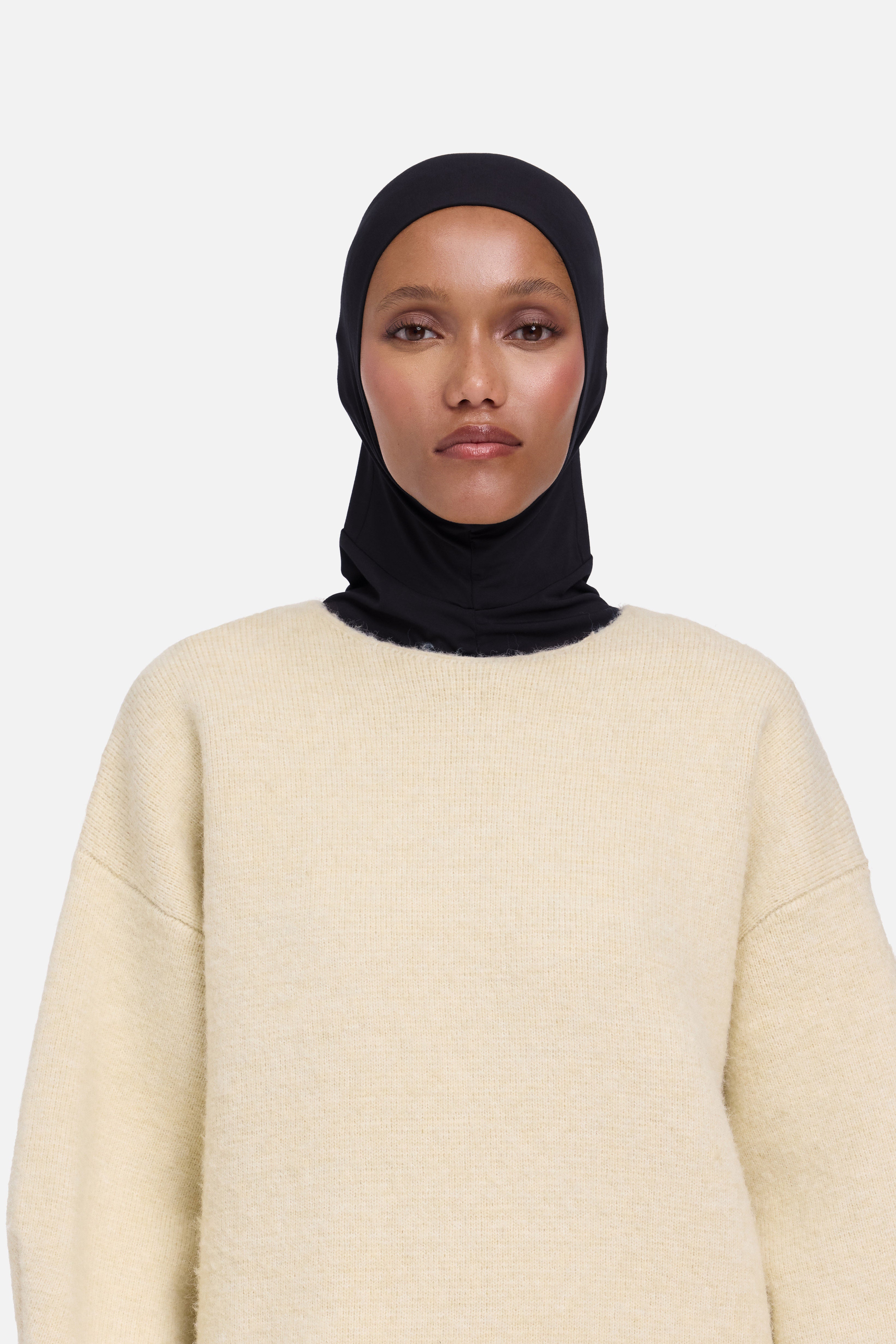 Bamboo Full Cover Underscarf | Black