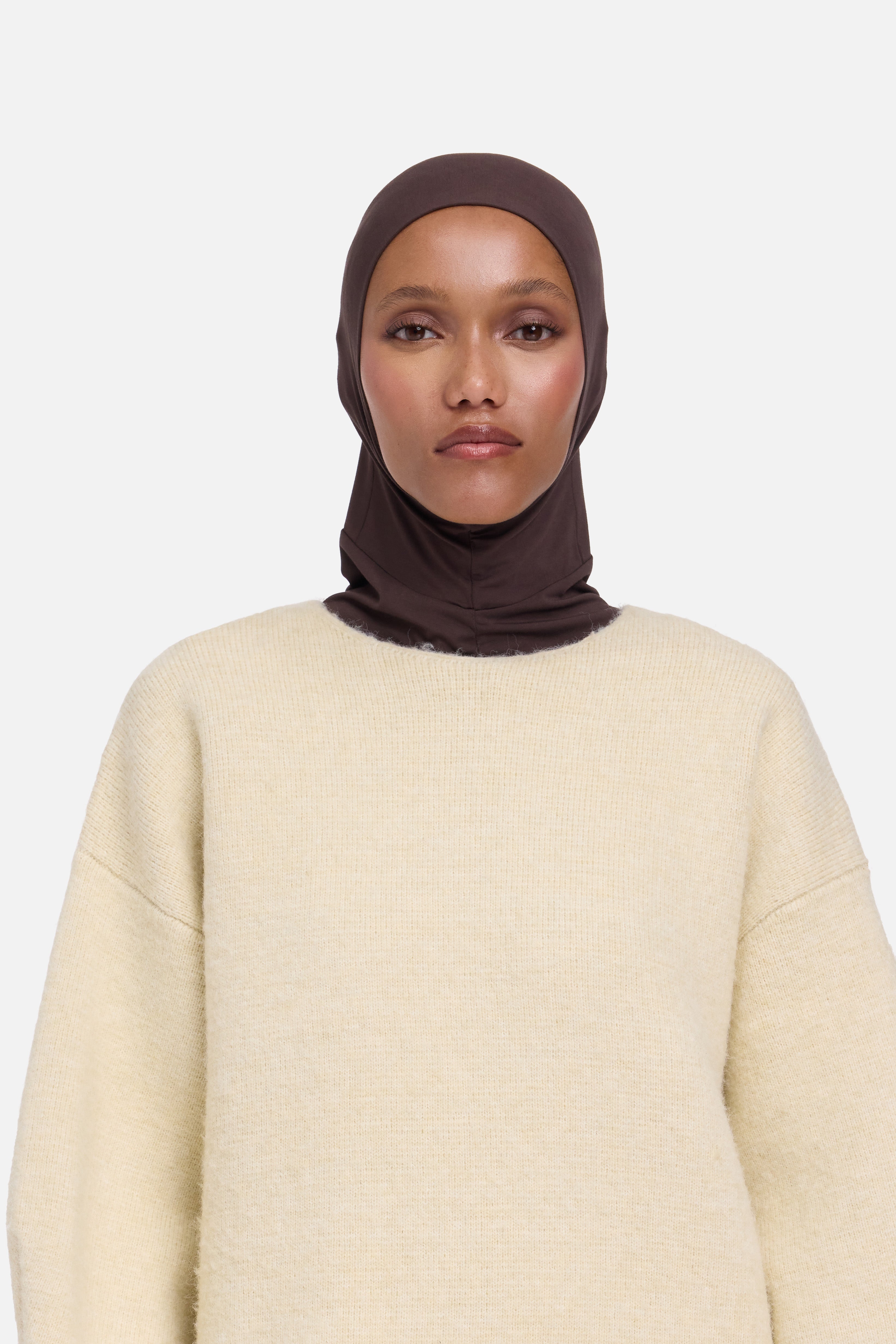 Bamboo Full Cover Underscarf | Dark Brown