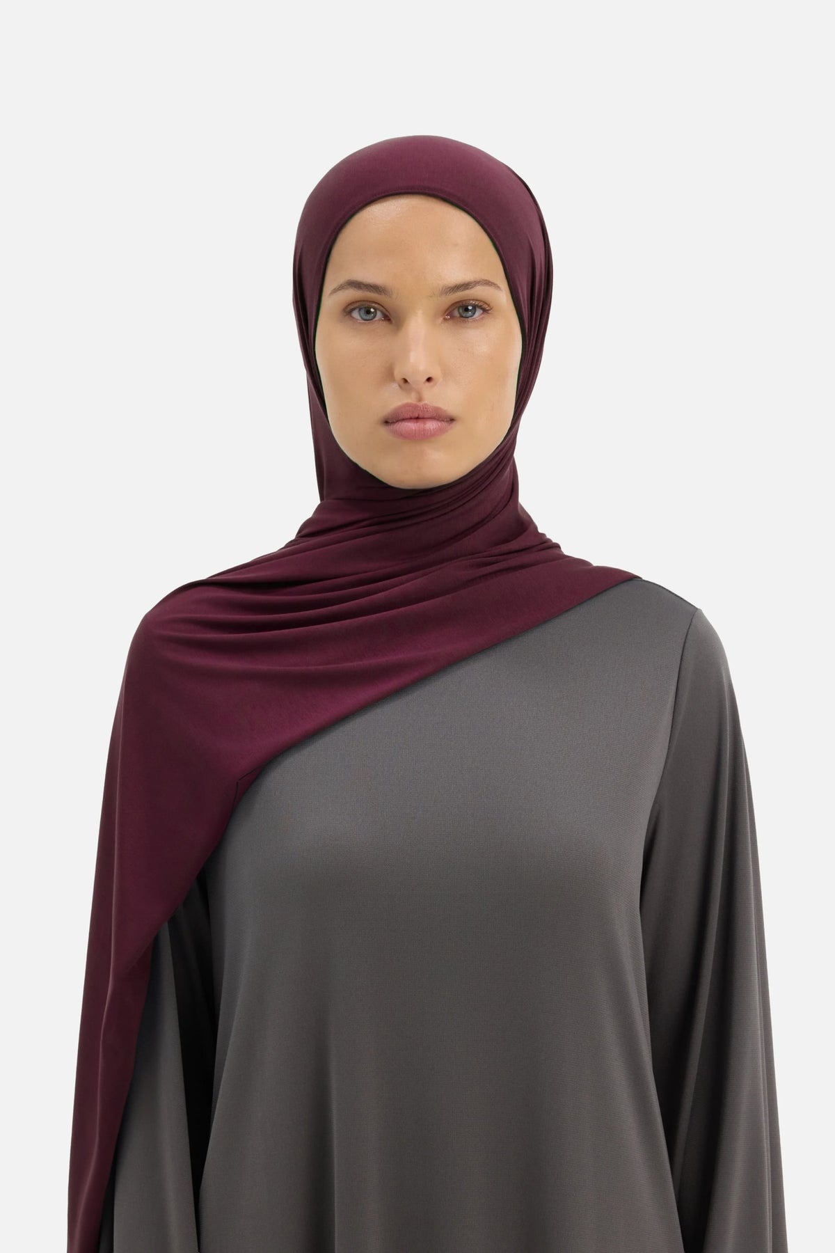 Bamboo Jersey Scarf | Blackcurrant