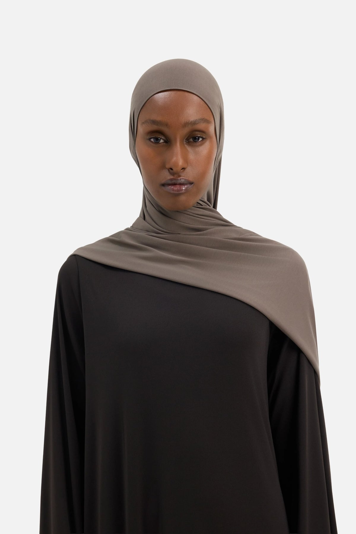 Bamboo Jersey Scarf | Brown Stone