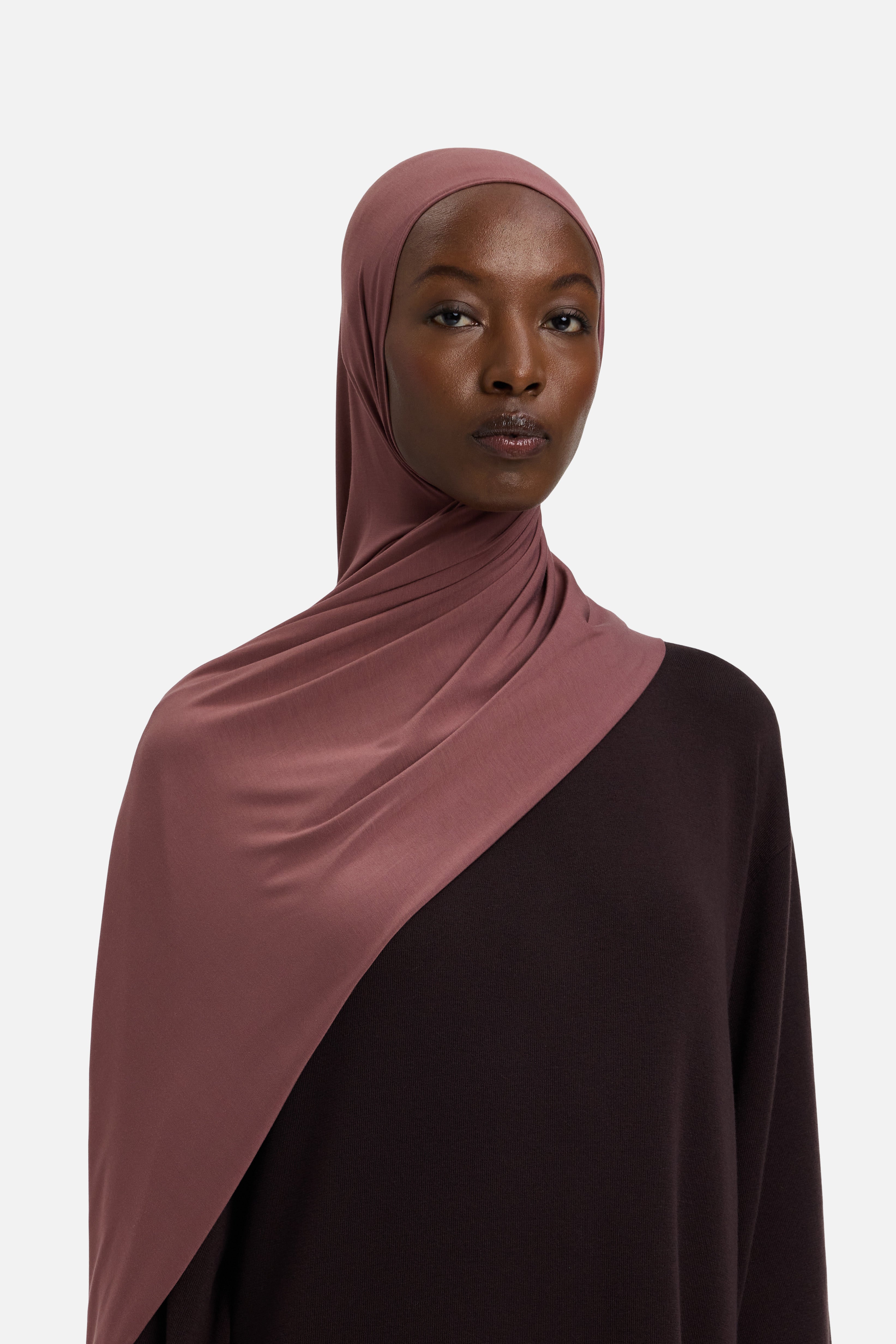 Bamboo Jersey Scarf | Burnt Red | MERRACHI