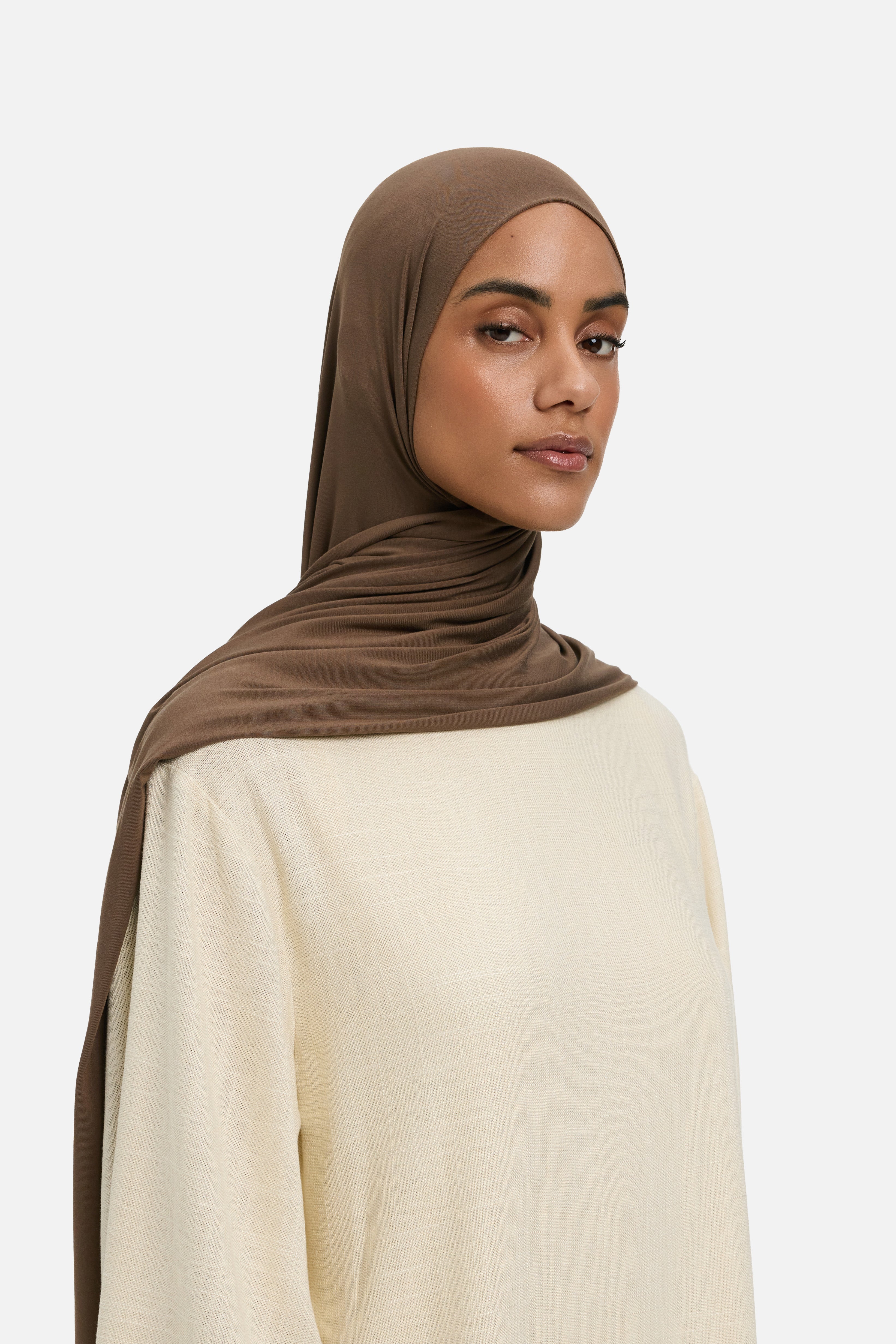 Bamboo Jersey Scarf | Dark Terra