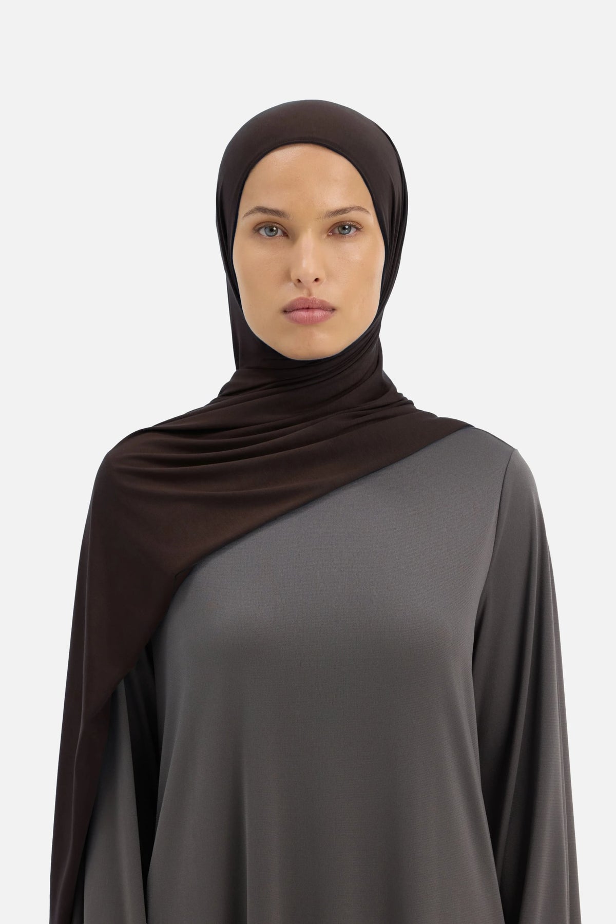 Bamboo Jersey Scarf | Dark Truffle