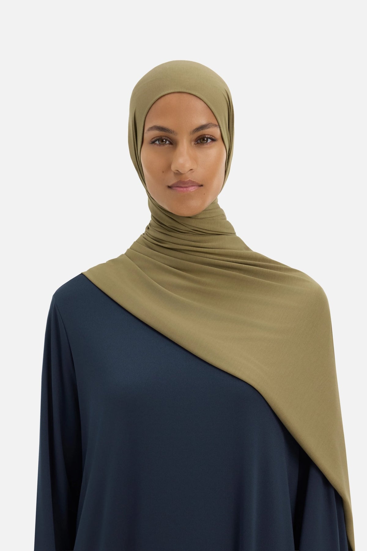 Bamboo Jersey Scarf | Khaki Green